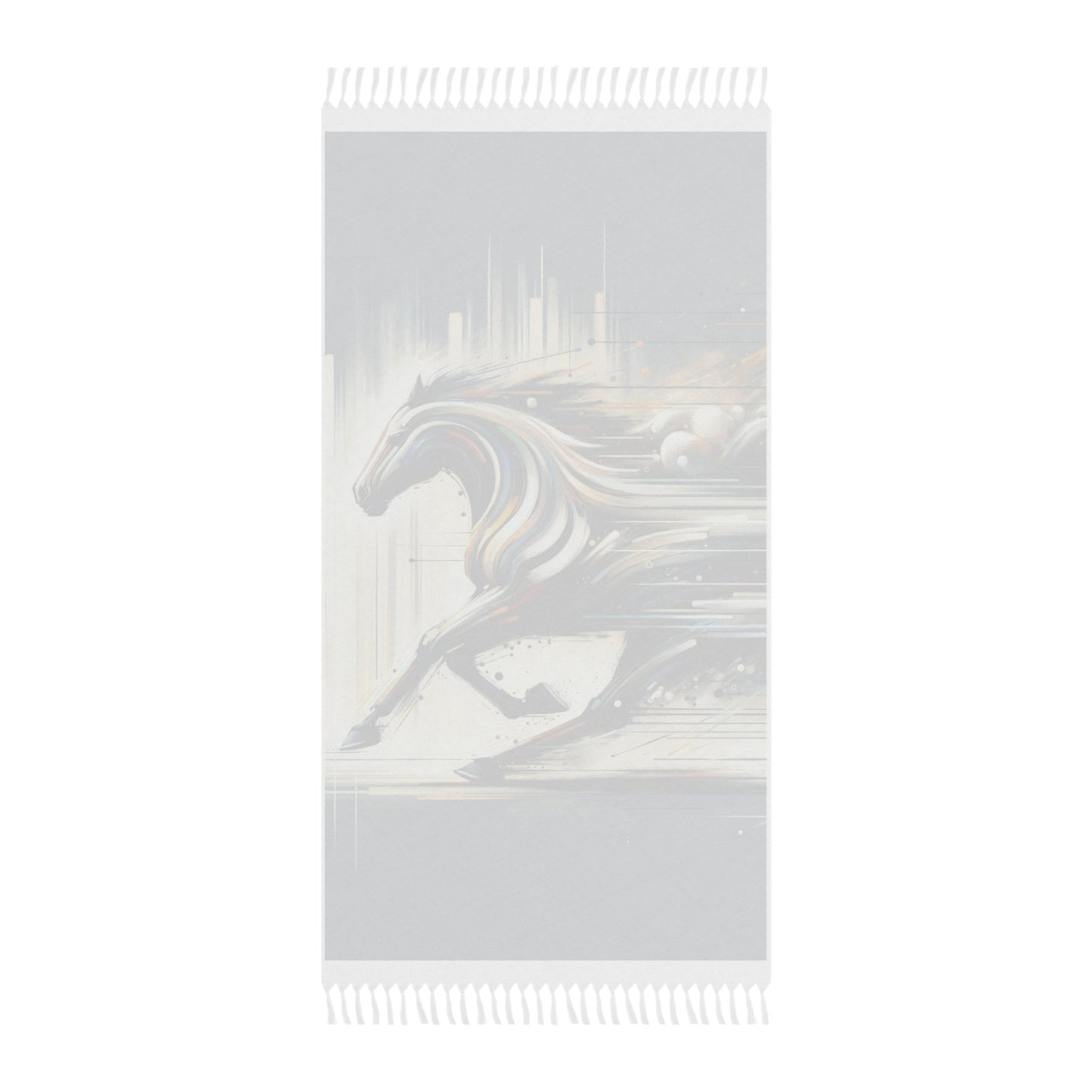 Hyperlinked Horsepower Gallop Boho Beach Cloth - ATUH.ART