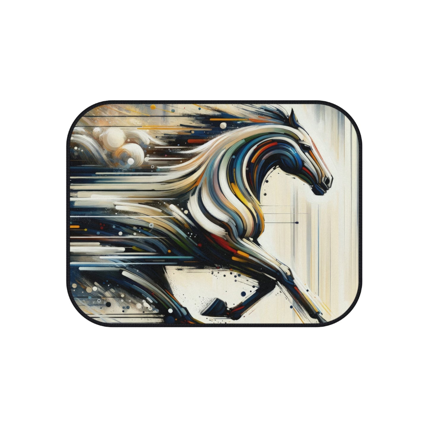 Hyperlinked Horsepower Gallop Car Mats (Set of 4) - ATUH.ART