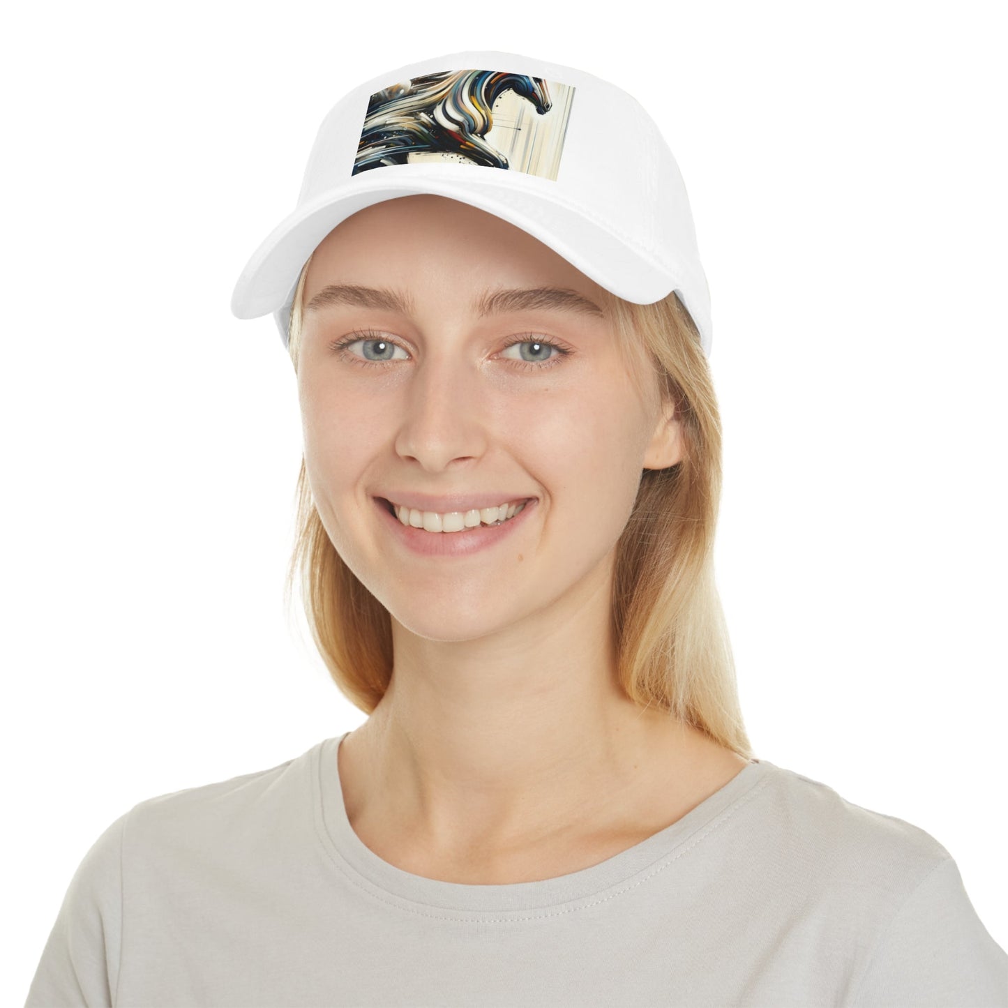 Hyperlinked Horsepower Gallop Low Profile Baseball Cap - ATUH.ART
