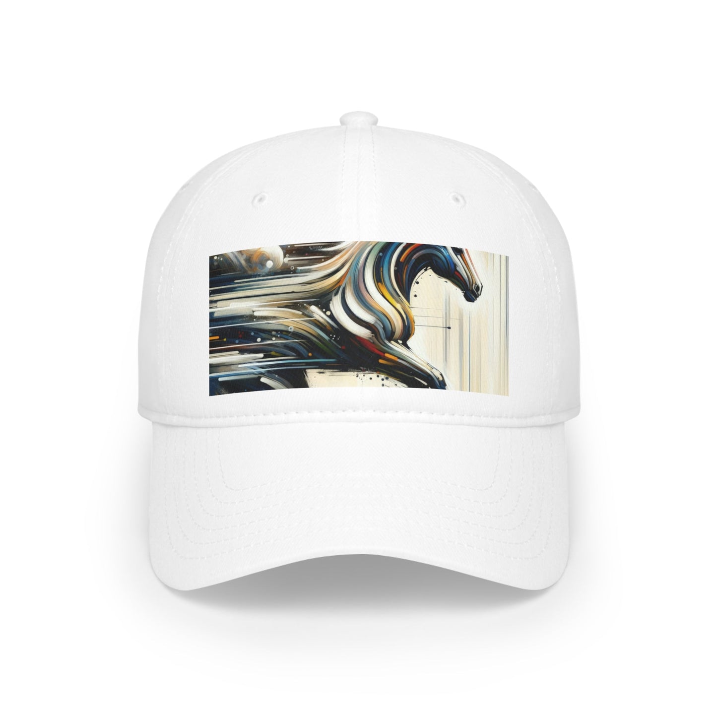 Hyperlinked Horsepower Gallop Low Profile Baseball Cap - ATUH.ART