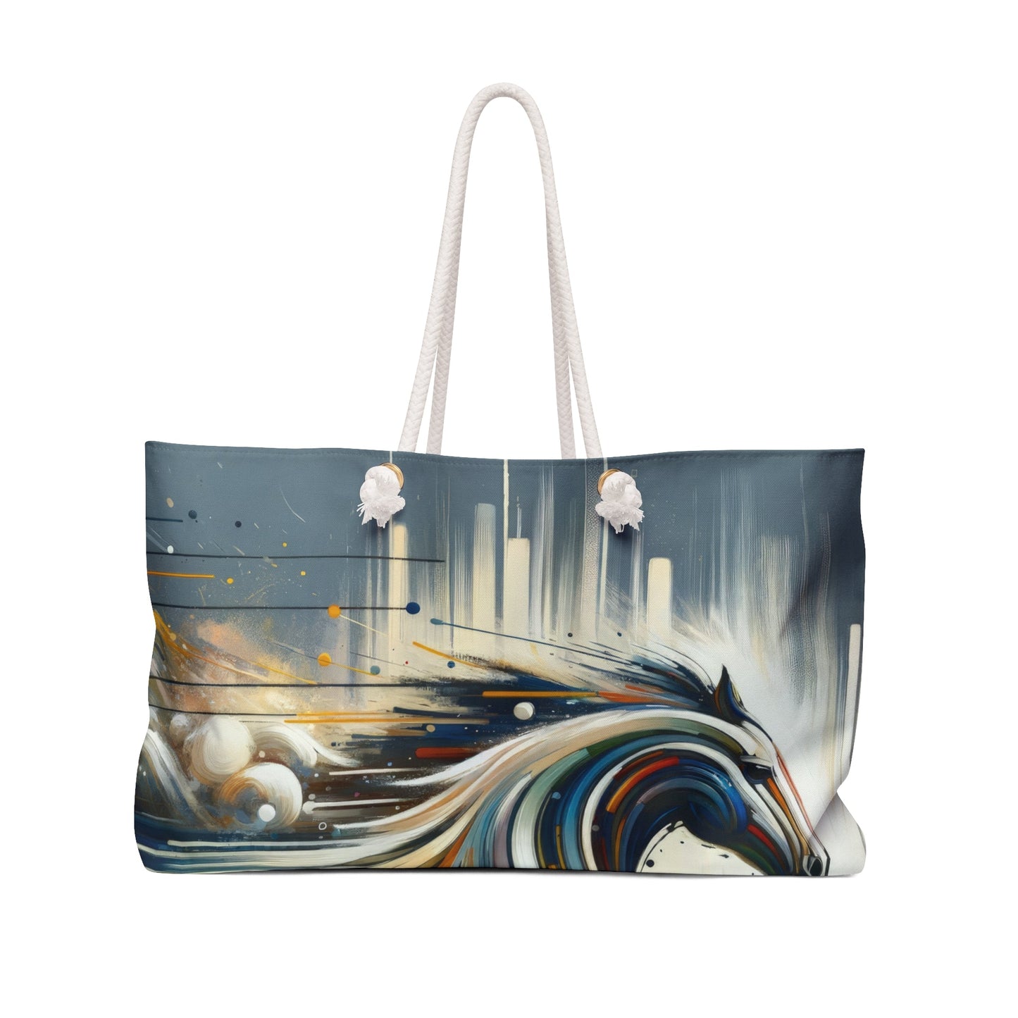 Hyperlinked Horsepower Gallop Weekender Bag - ATUH.ART
