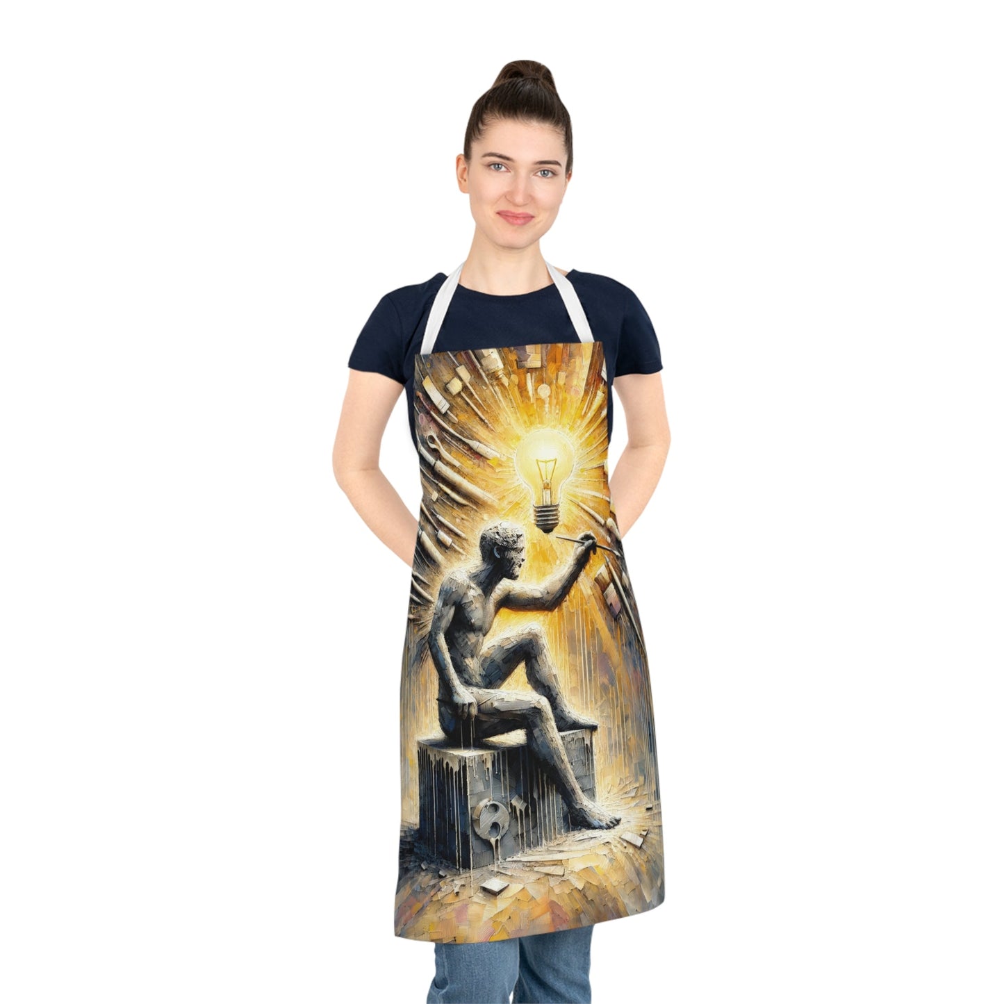 Idea Sculptor Genesis Adult Apron (AOP) - ATUH.ART