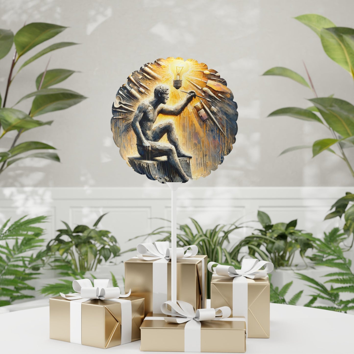 Idea Sculptor Genesis Balloon (Round and Heart-shaped), 11" - ATUH.ART