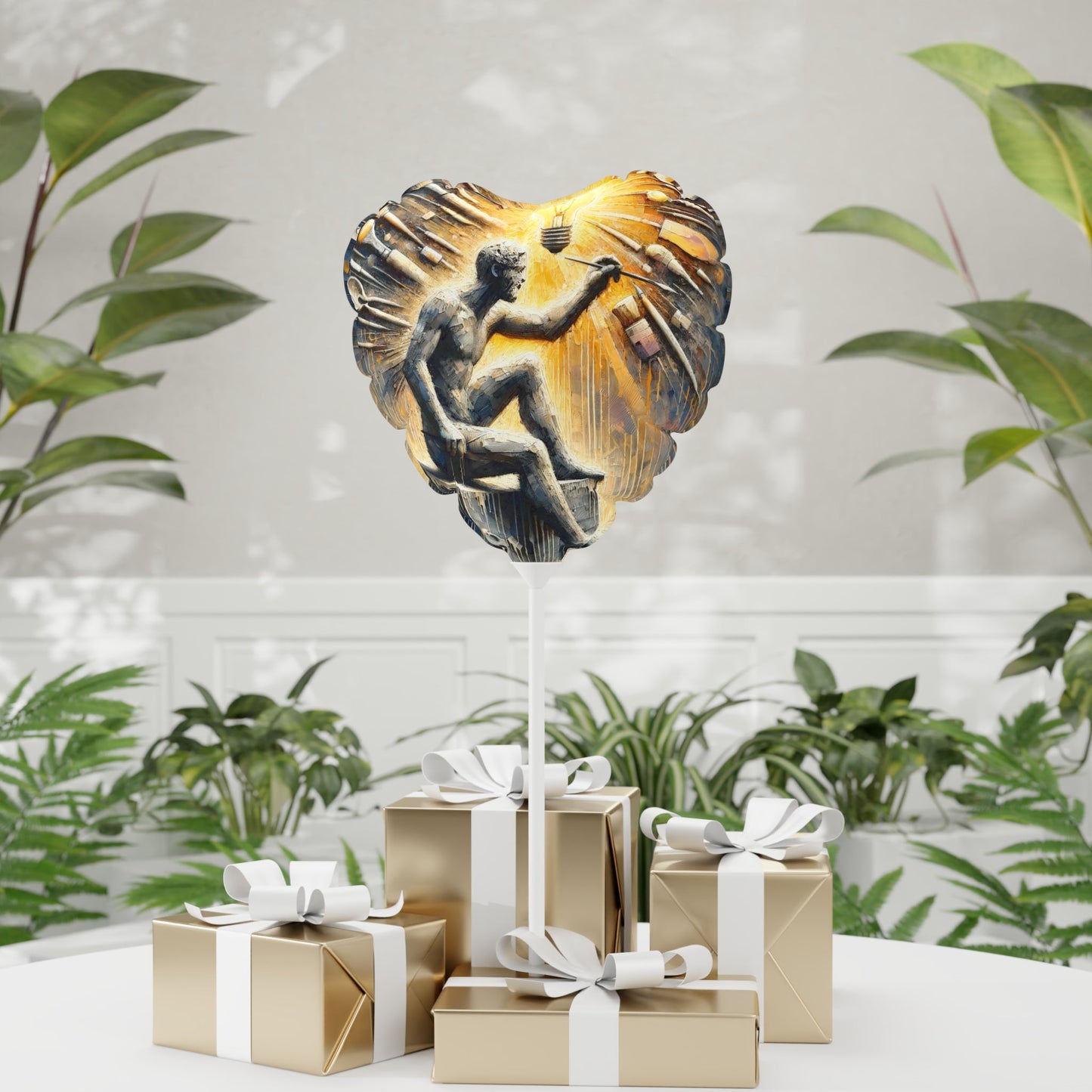 Idea Sculptor Genesis Balloon (Round and Heart-shaped), 11" - ATUH.ART