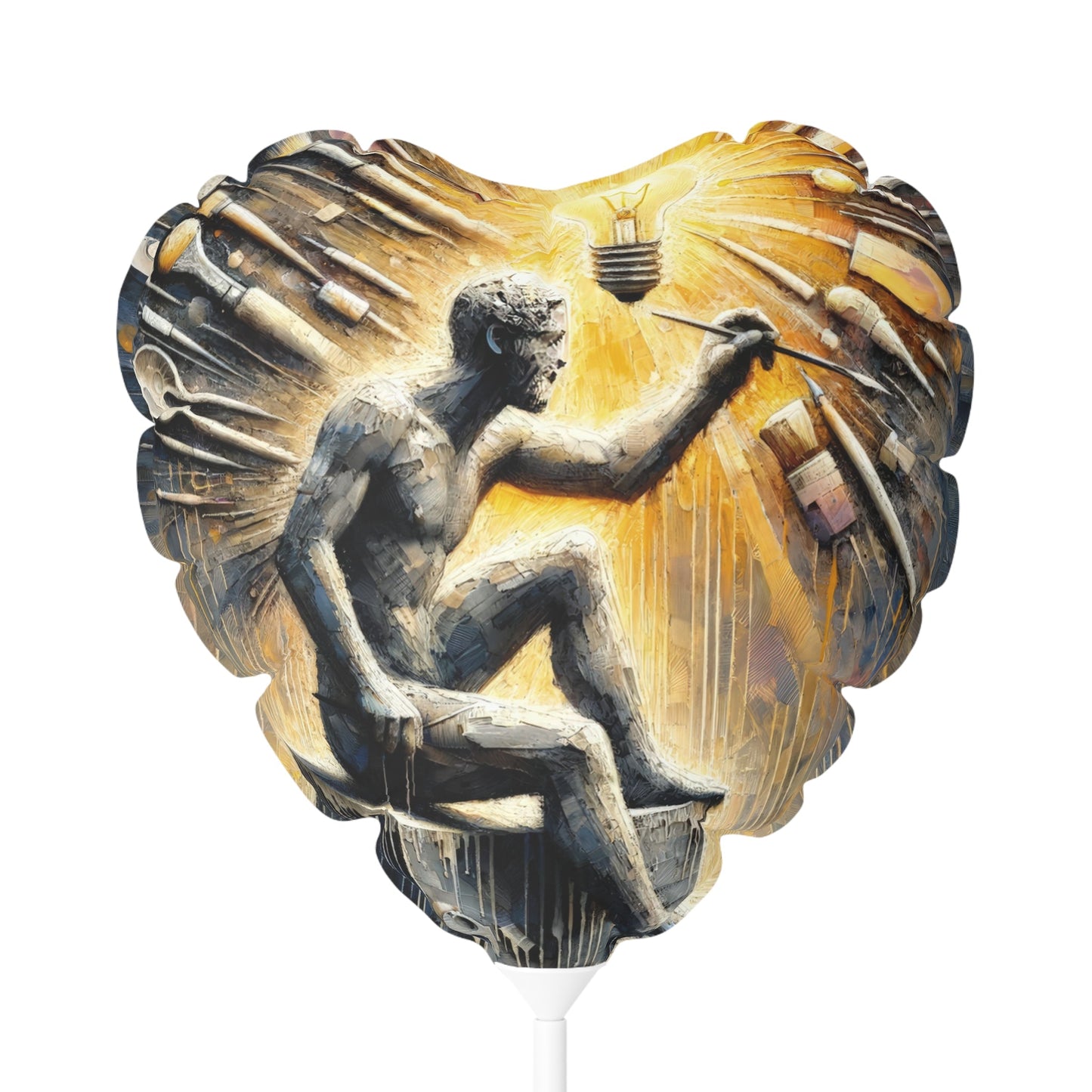 Idea Sculptor Genesis Balloon (Round and Heart-shaped), 11" - ATUH.ART