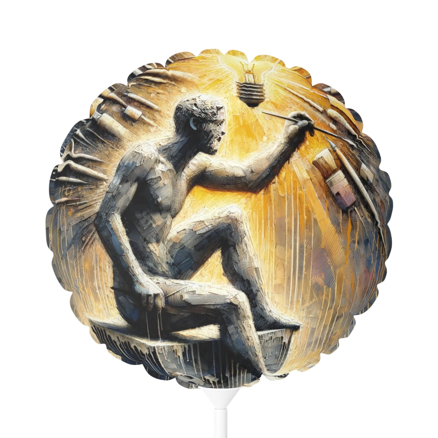 Idea Sculptor Genesis Balloon (Round and Heart-shaped), 11" - ATUH.ART