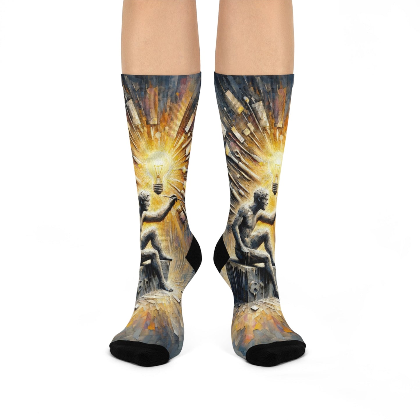 Idea Sculptor Genesis Cushioned Crew Socks - ATUH.ART