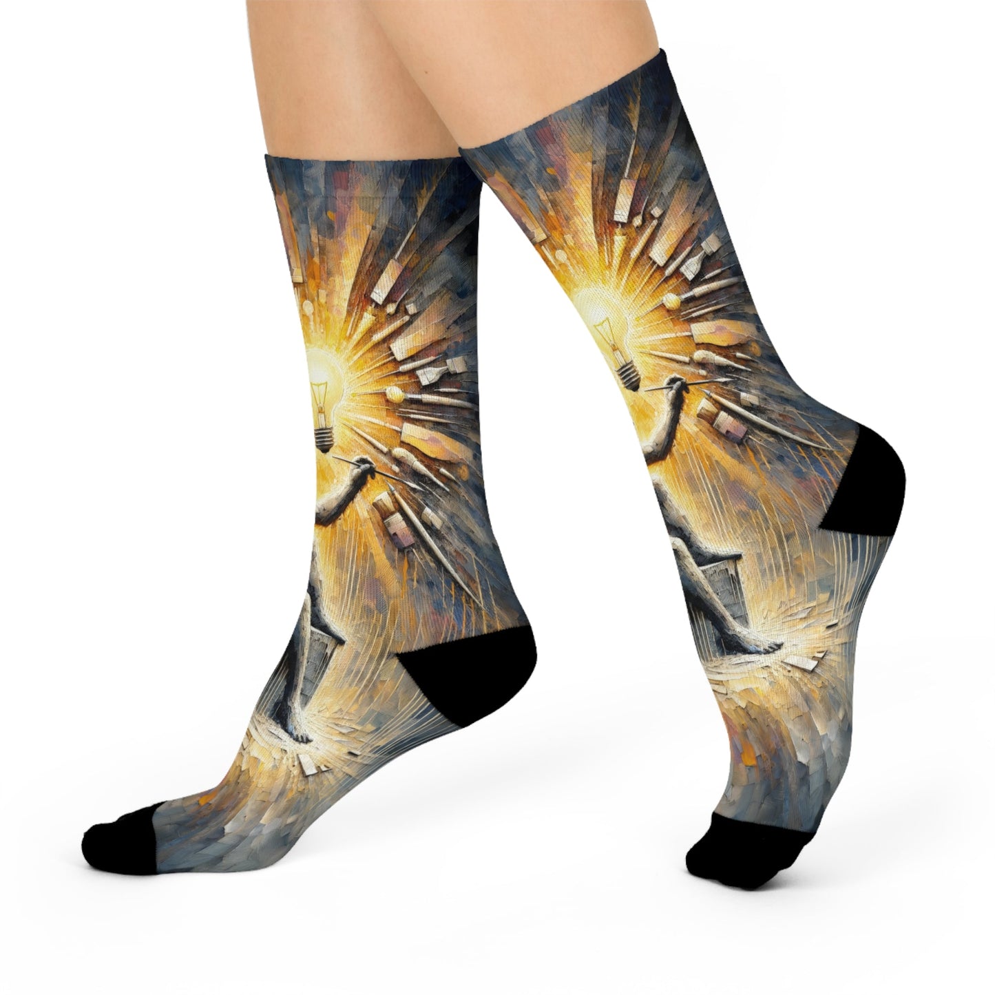 Idea Sculptor Genesis Cushioned Crew Socks - ATUH.ART