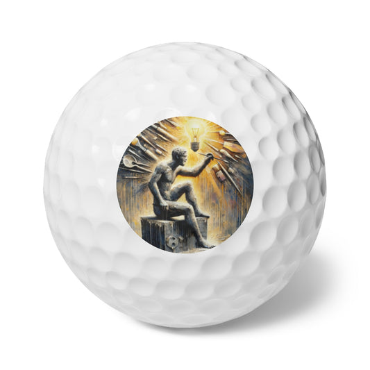 Idea Sculptor Genesis Golf Balls, 6pcs - ATUH.ART