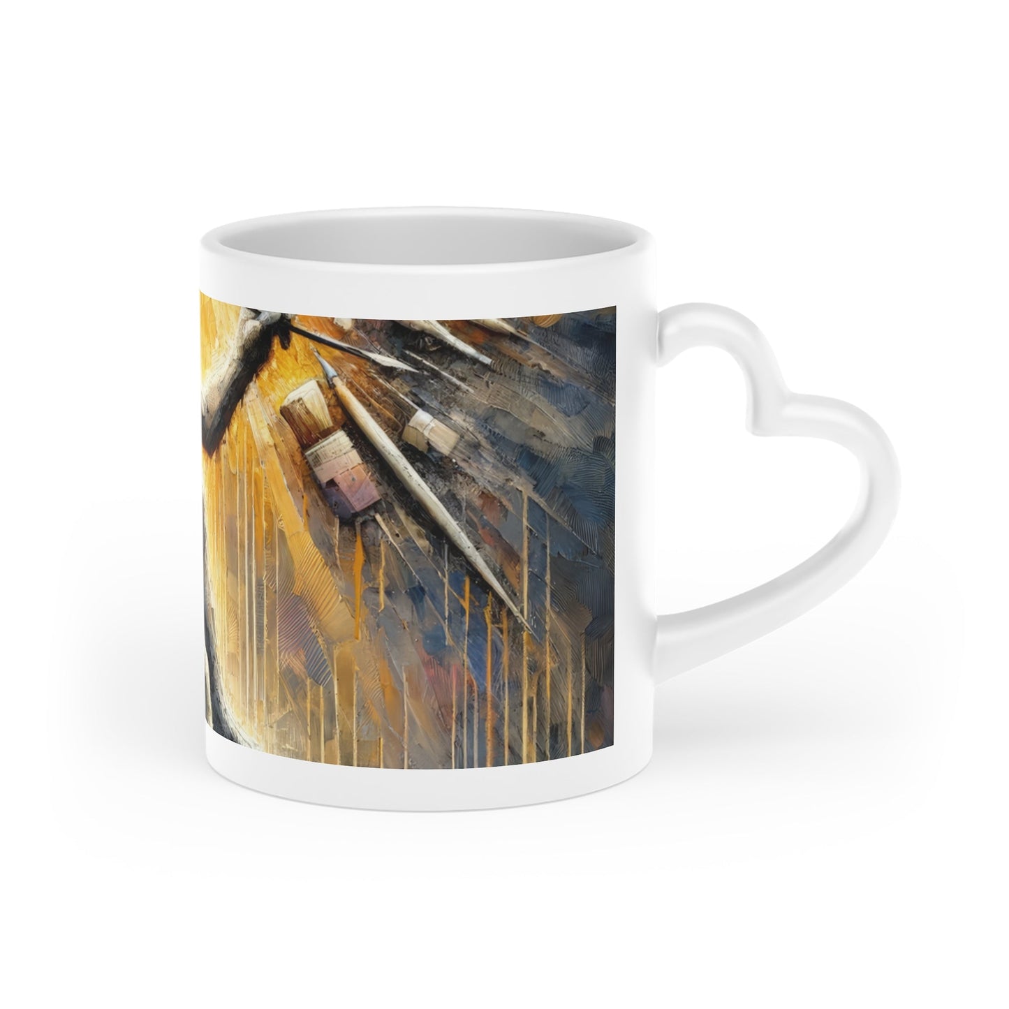 Idea Sculptor Genesis Heart-Shaped Mug - ATUH.ART