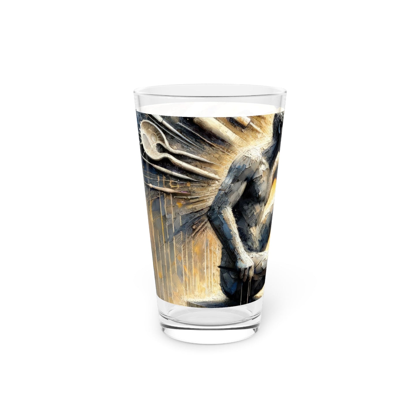 Idea Sculptor Genesis Pint Glass, 16oz - ATUH.ART