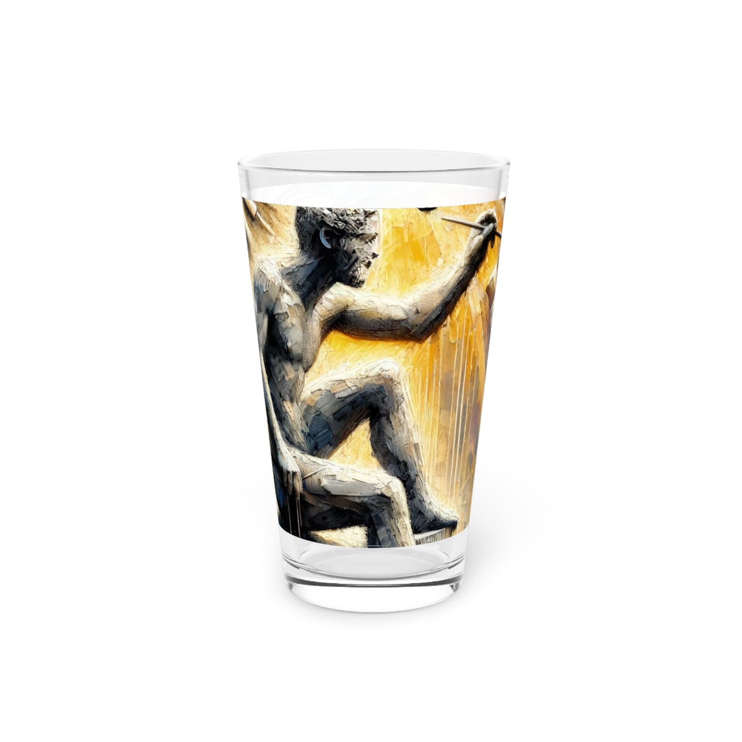 Idea Sculptor Genesis Pint Glass, 16oz - ATUH.ART