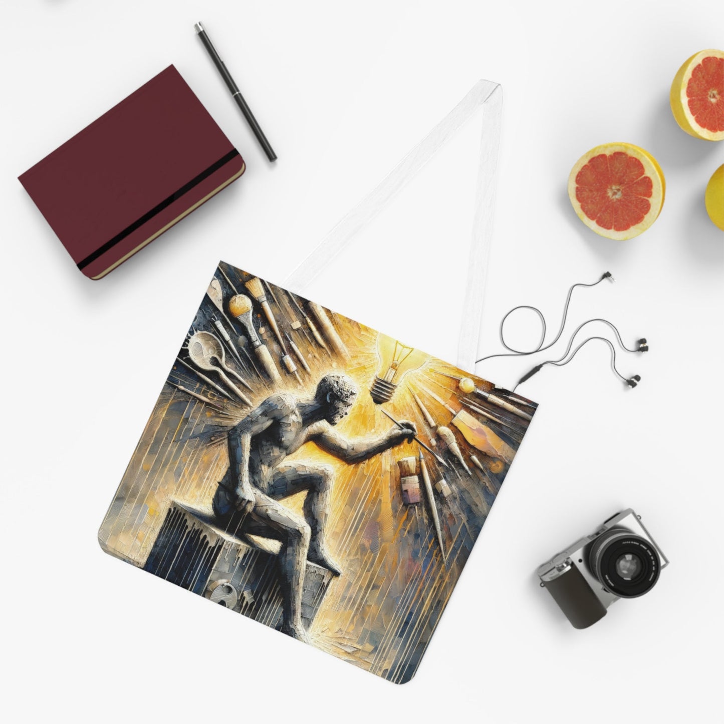 Idea Sculptor Genesis Shoulder Tote Bag (AOP) - ATUH.ART