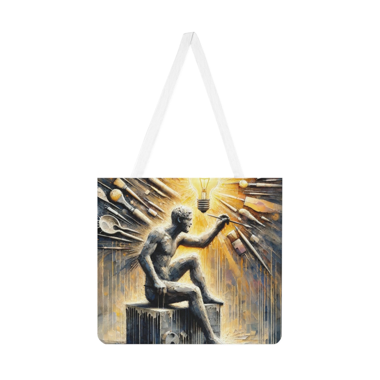 Idea Sculptor Genesis Shoulder Tote Bag (AOP) - ATUH.ART