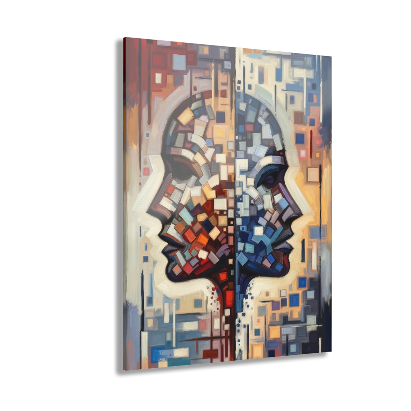 Identity Tachism Intersection Acrylic Prints (French Cleat Hanging) - ATUH.ART