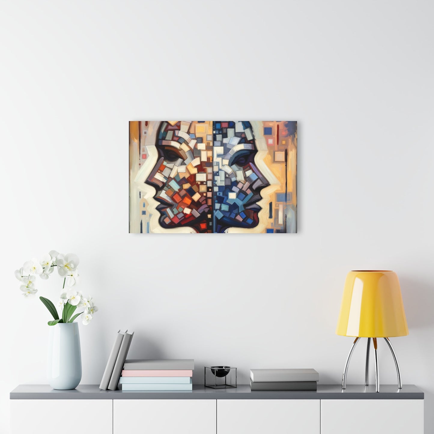 Identity Tachism Intersection Acrylic Prints (French Cleat Hanging) - ATUH.ART