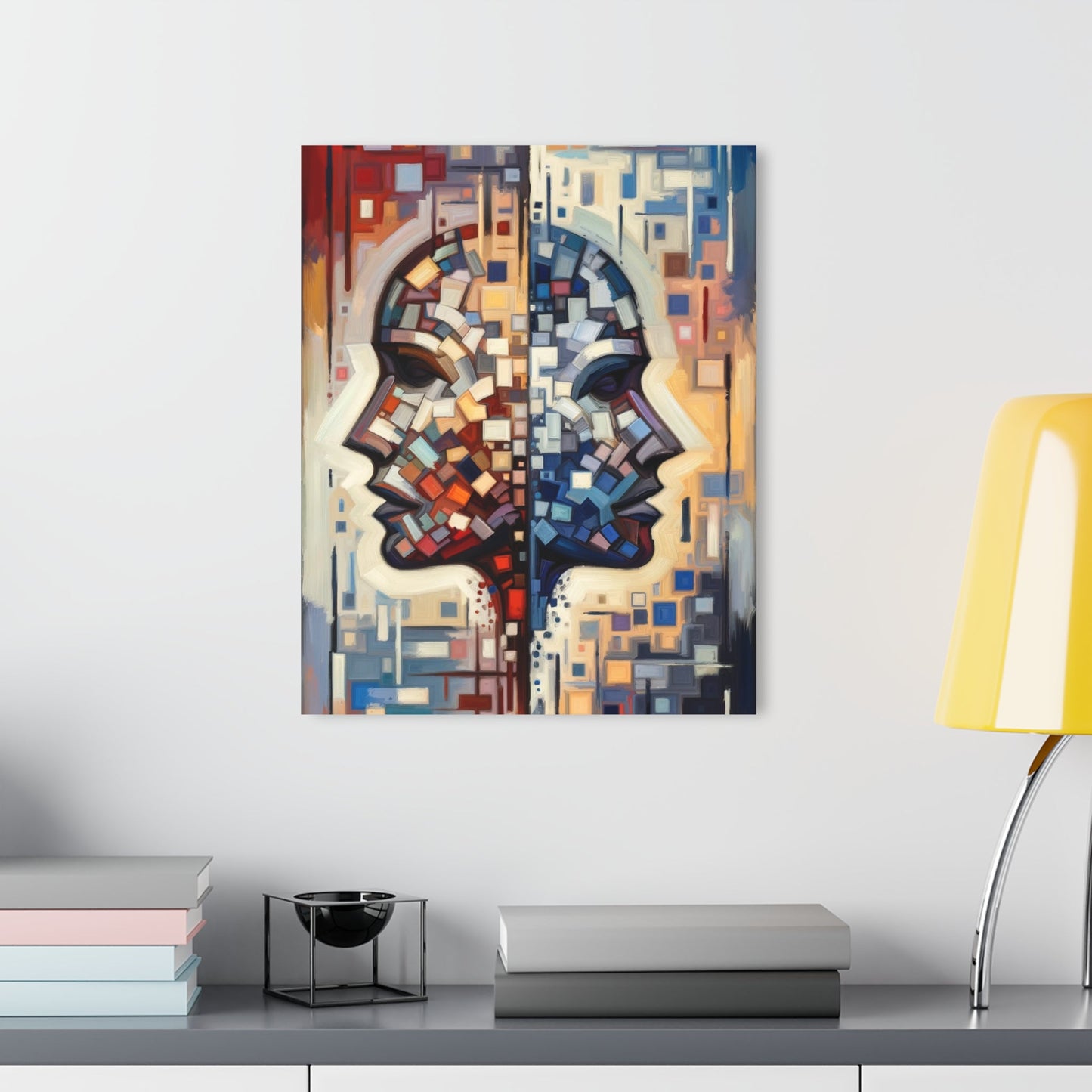 Identity Tachism Intersection Acrylic Prints (French Cleat Hanging) - ATUH.ART