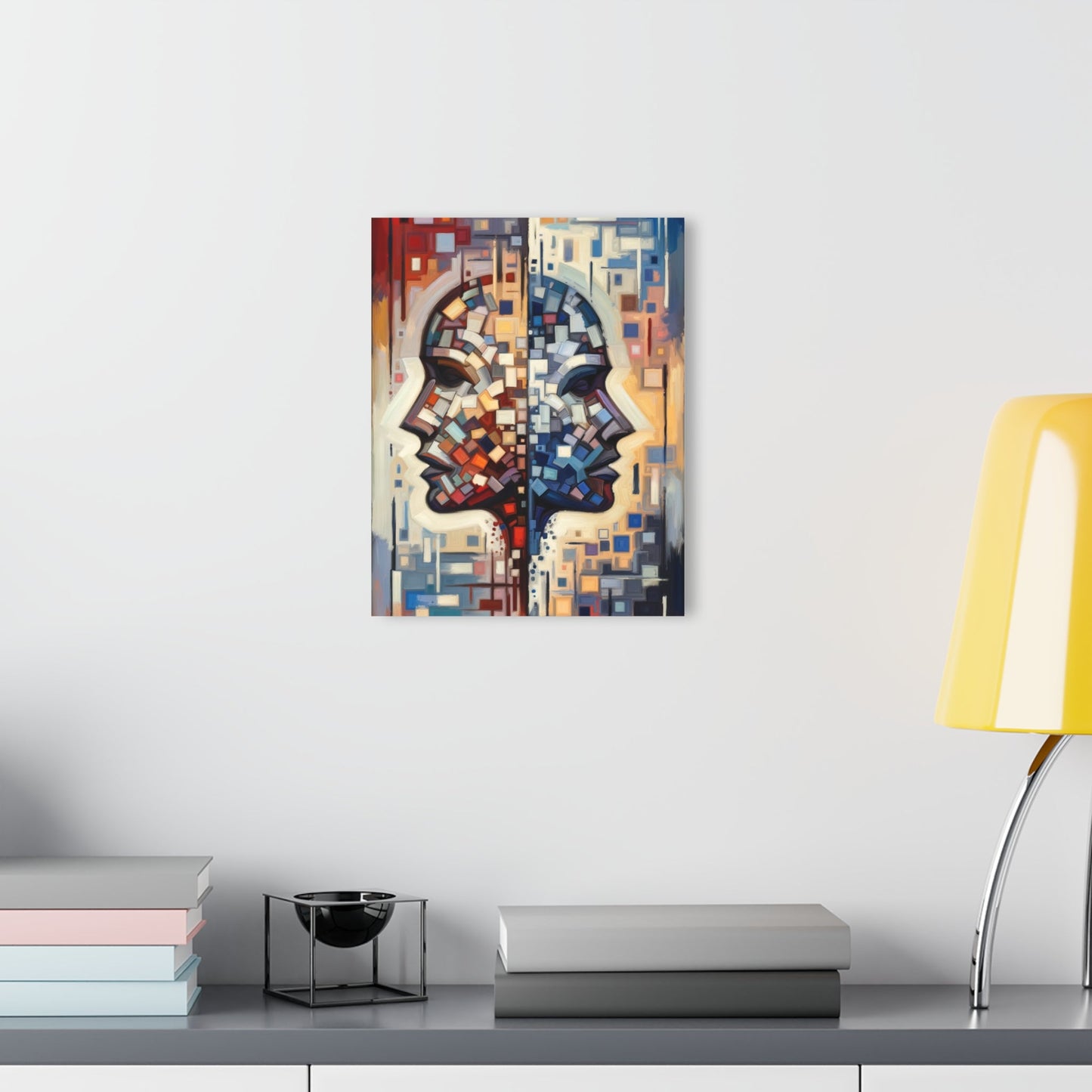 Identity Tachism Intersection Acrylic Prints (French Cleat Hanging) - ATUH.ART