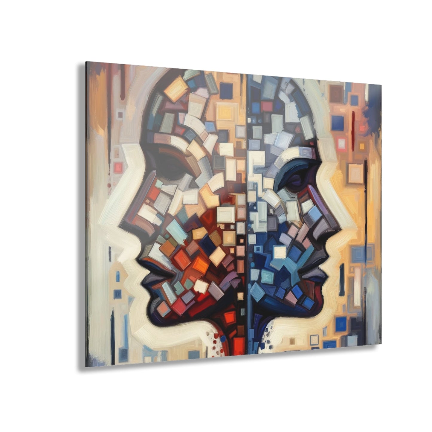 Identity Tachism Intersection Acrylic Prints (French Cleat Hanging) - ATUH.ART