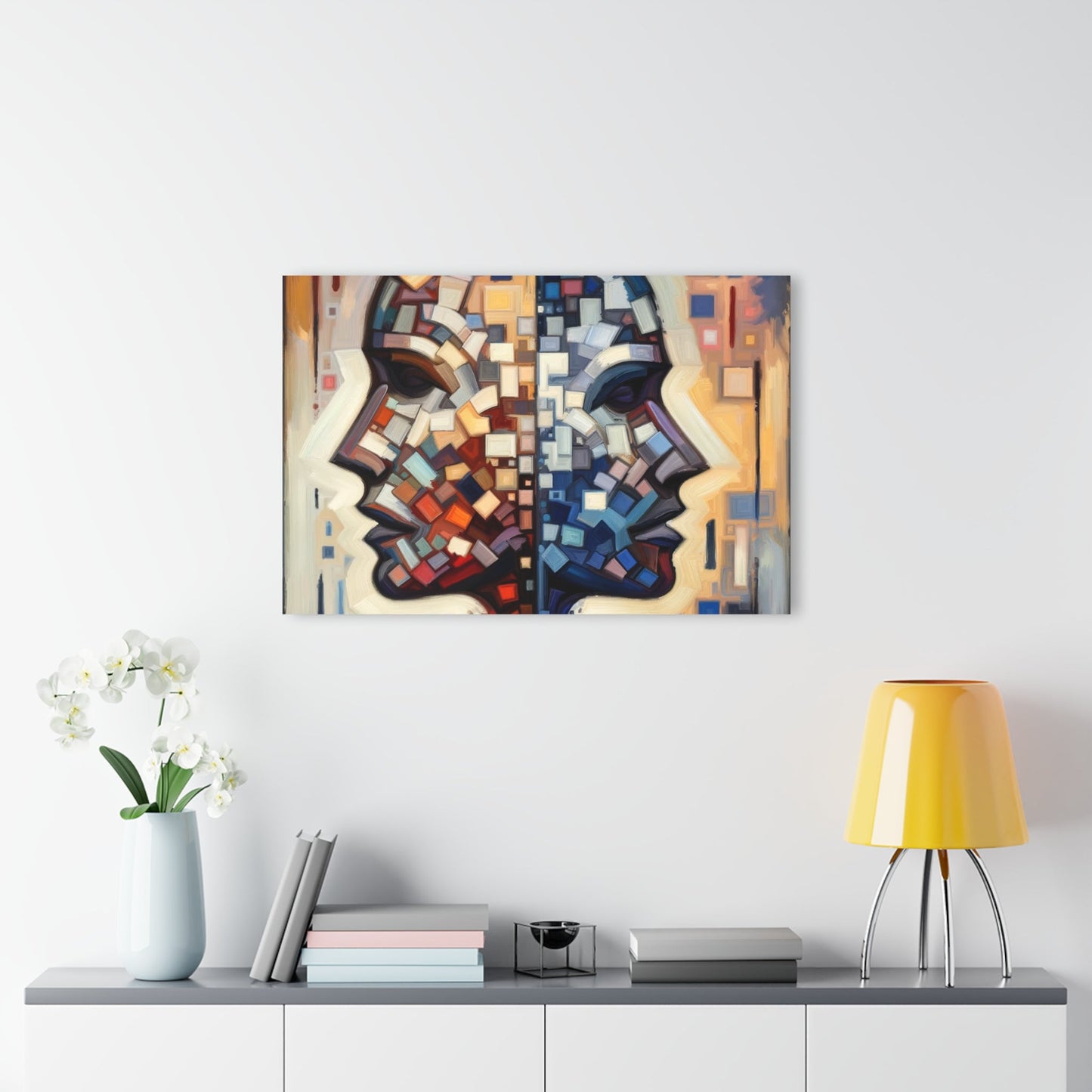 Identity Tachism Intersection Acrylic Prints (French Cleat Hanging) - ATUH.ART