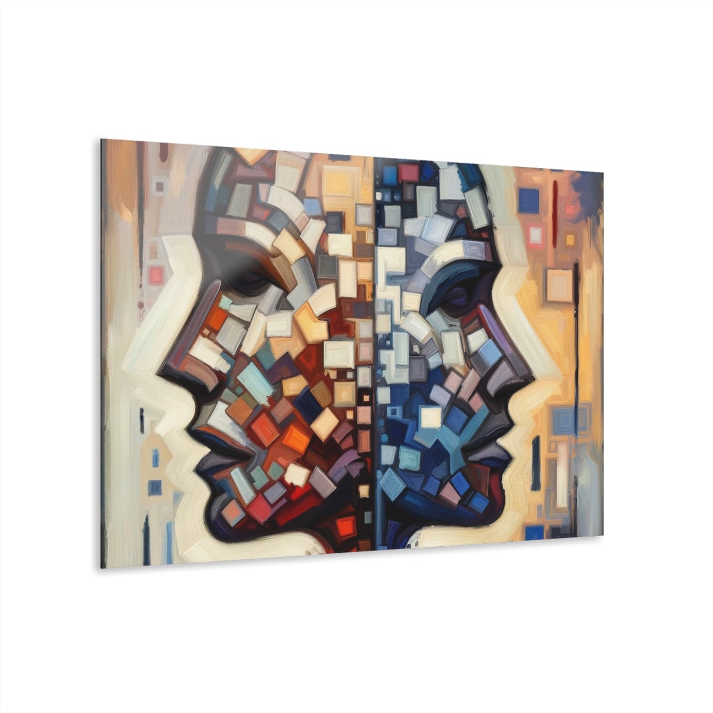 Identity Tachism Intersection Acrylic Prints (French Cleat Hanging) - ATUH.ART