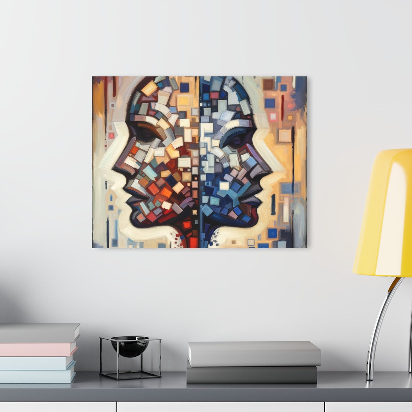 Identity Tachism Intersection Acrylic Prints (French Cleat Hanging) - ATUH.ART