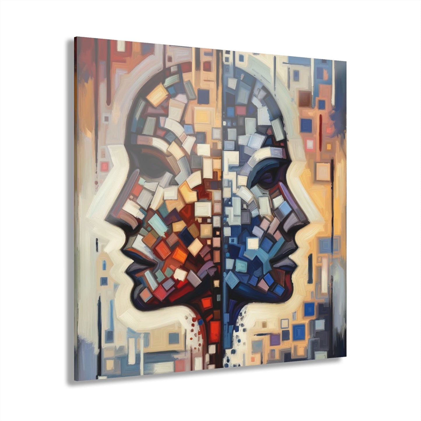 Identity Tachism Intersection Acrylic Prints (French Cleat Hanging) - ATUH.ART