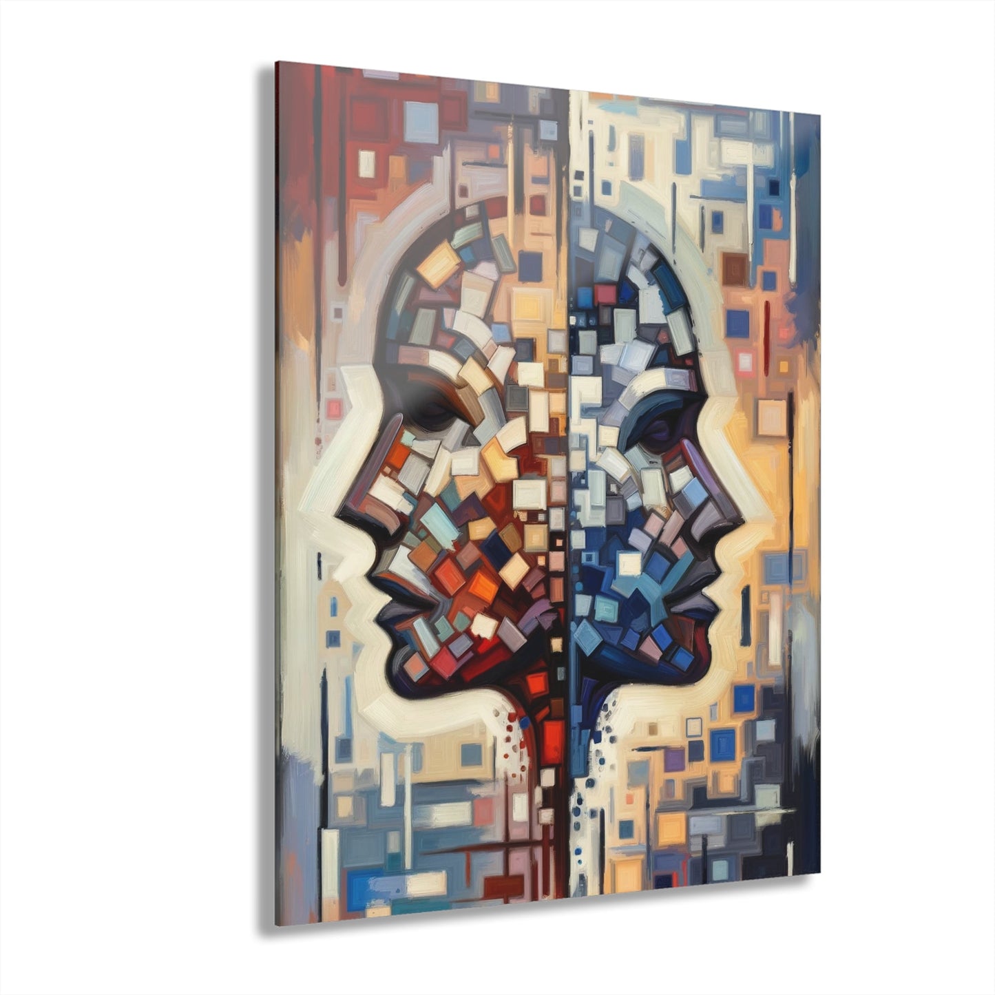 Identity Tachism Intersection Acrylic Prints (French Cleat Hanging) - ATUH.ART