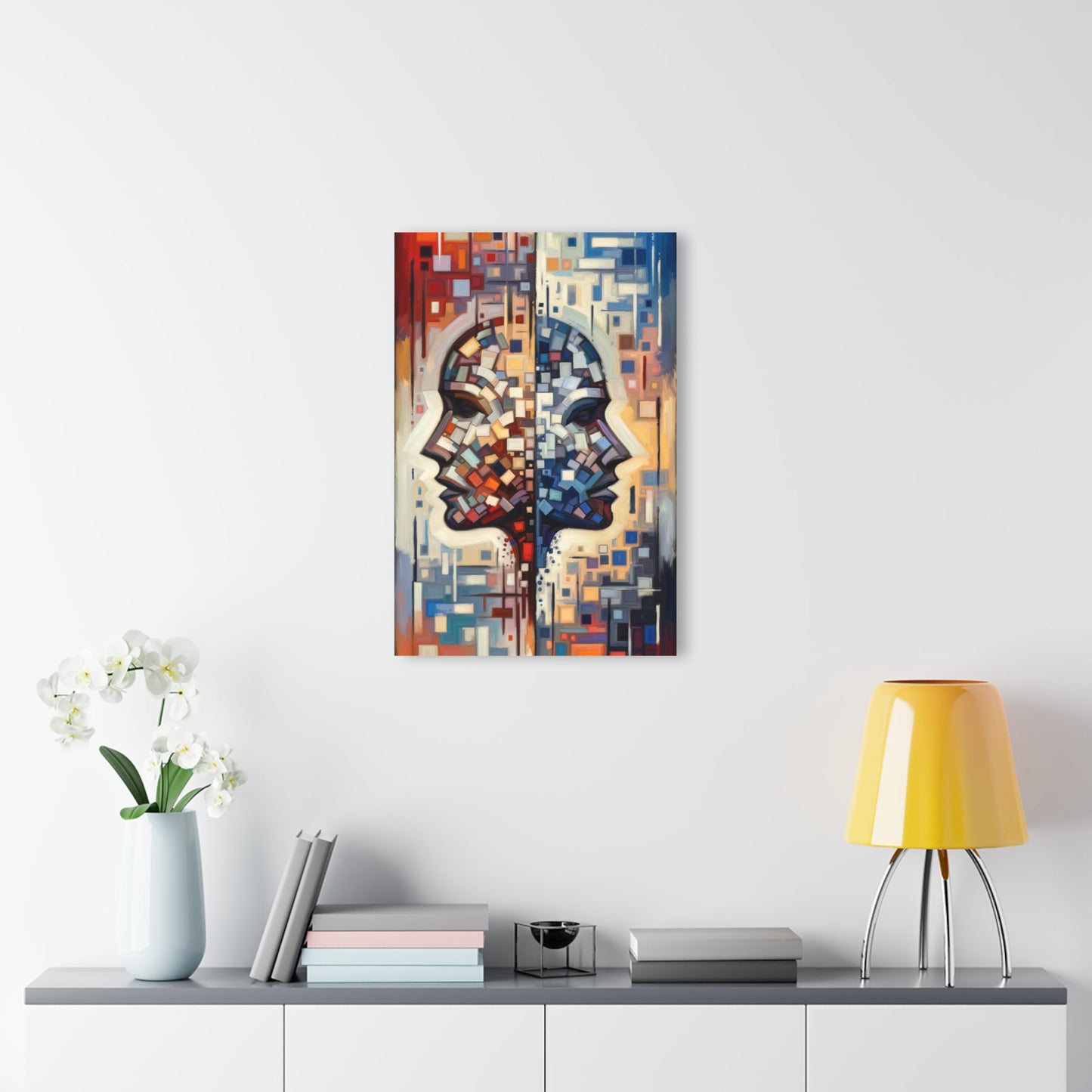 Identity Tachism Intersection Acrylic Prints (French Cleat Hanging) - ATUH.ART