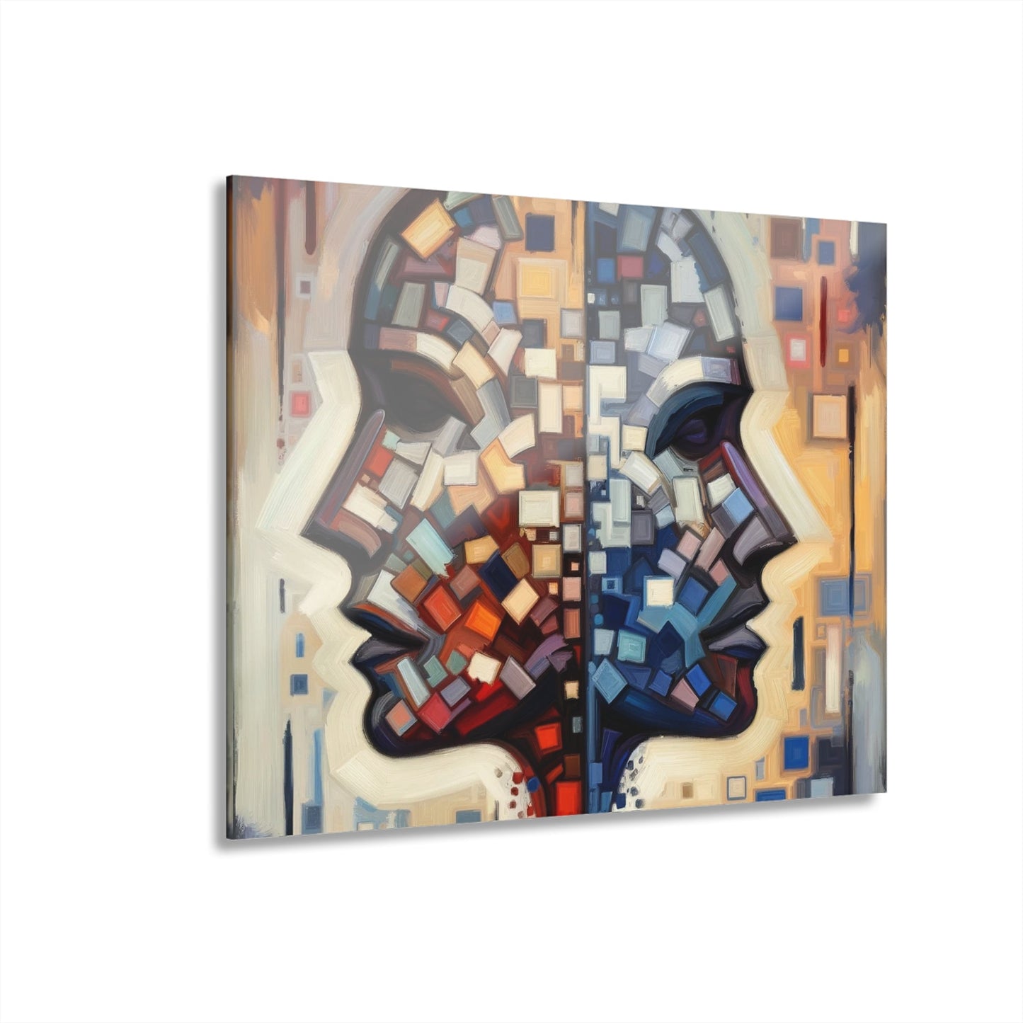 Identity Tachism Intersection Acrylic Prints (French Cleat Hanging) - ATUH.ART