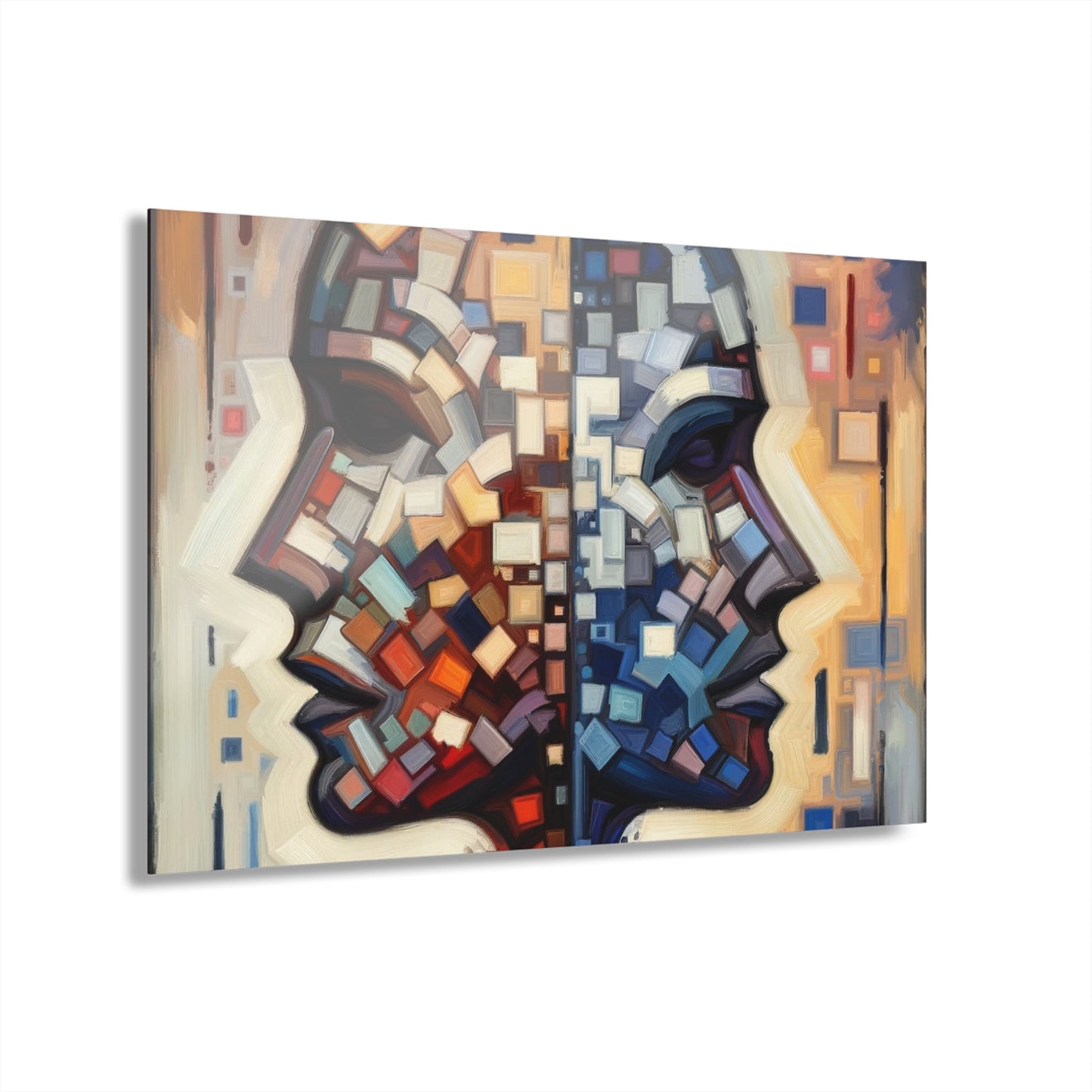Identity Tachism Intersection Acrylic Prints (French Cleat Hanging) - ATUH.ART