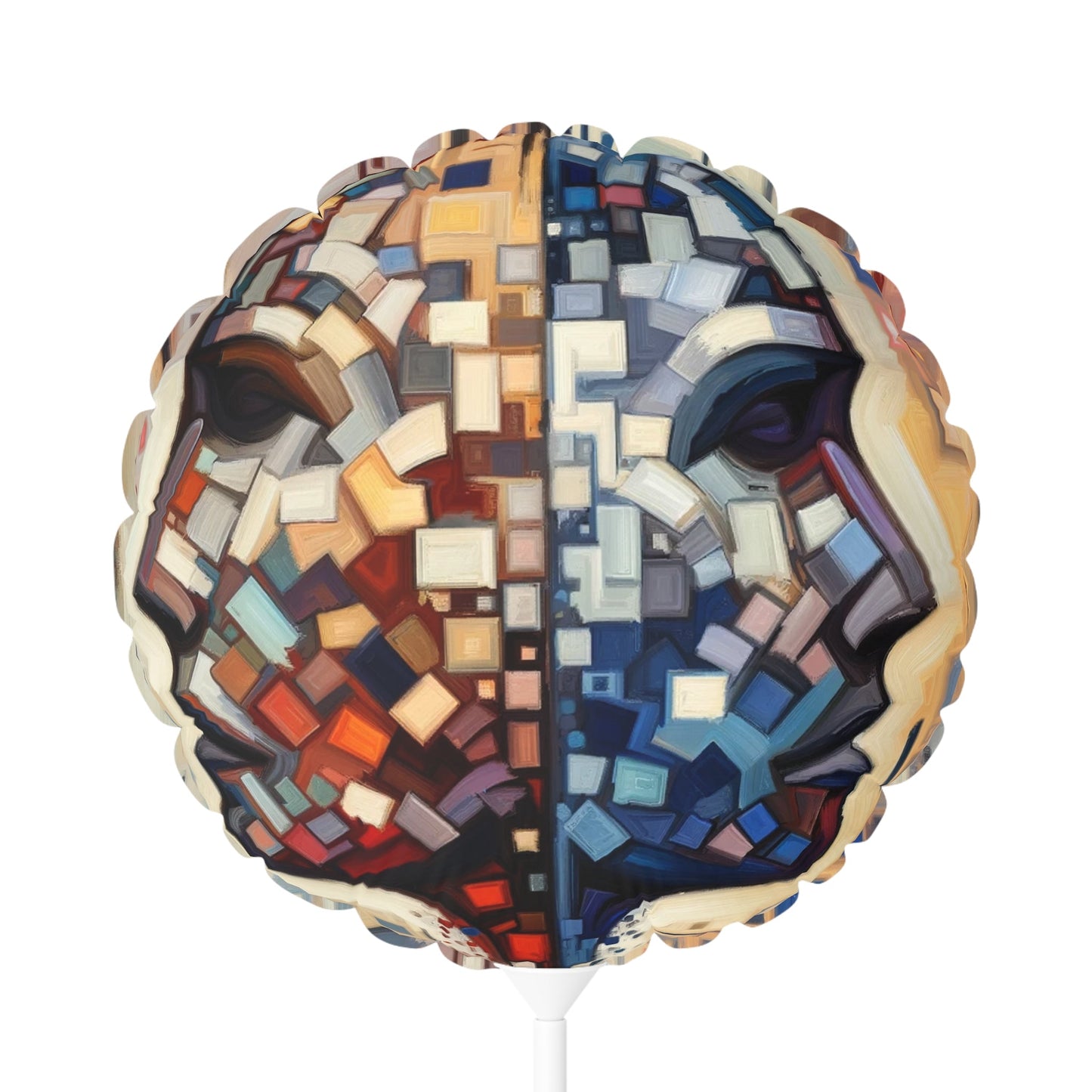 Identity Tachism Intersection Balloon (Round and Heart-shaped), 11" - ATUH.ART