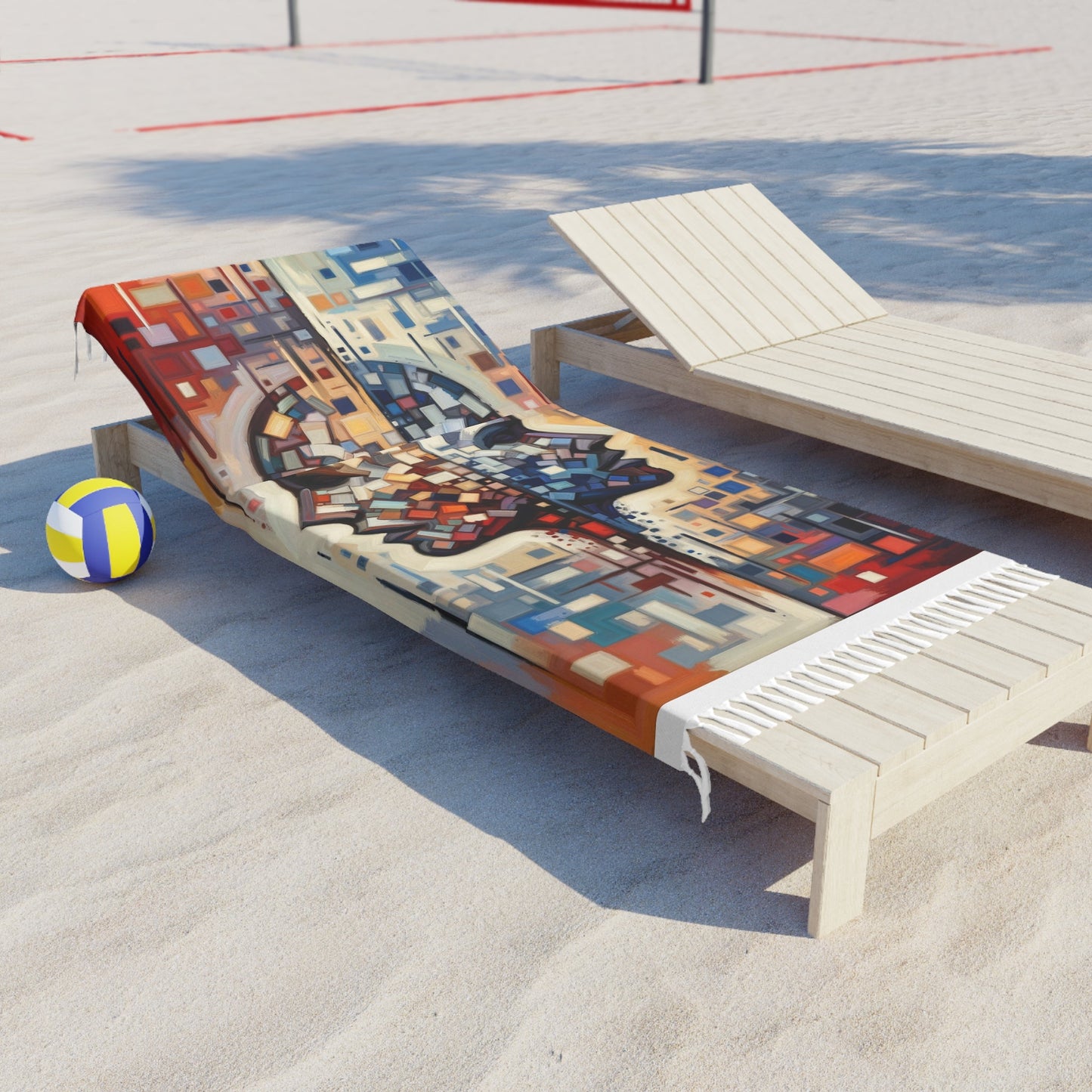 Identity Tachism Intersection Boho Beach Cloth - ATUH.ART