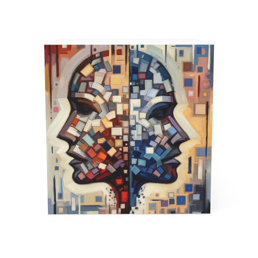 Identity Tachism Intersection Note Cube - ATUH.ART
