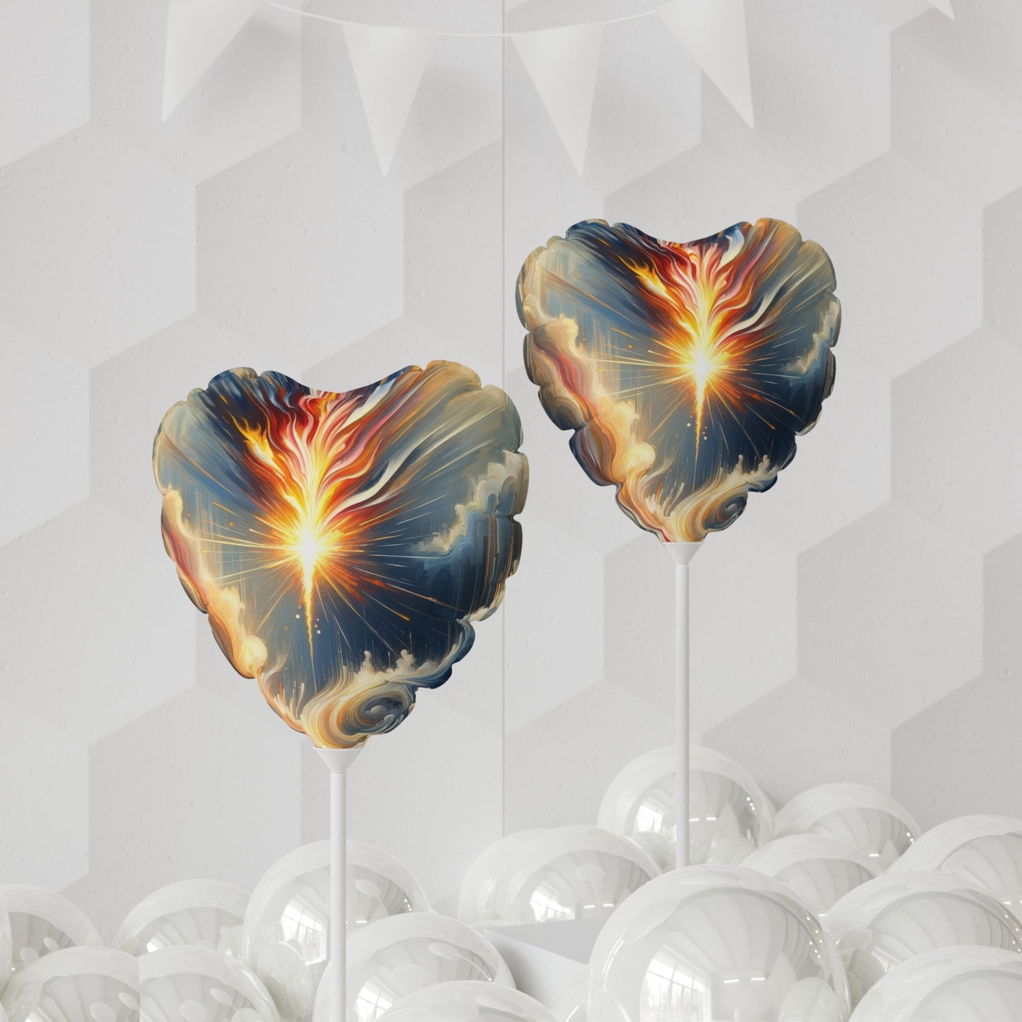 Ignite Spark Transformation Balloon (Round and Heart-shaped), 11" - ATUH.ART