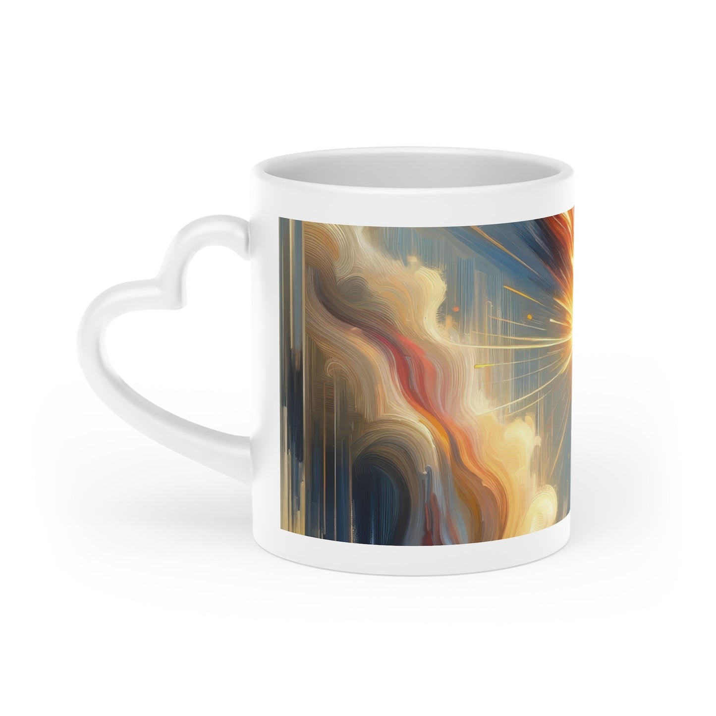 Ignite Spark Transformation Heart-Shaped Mug - ATUH.ART