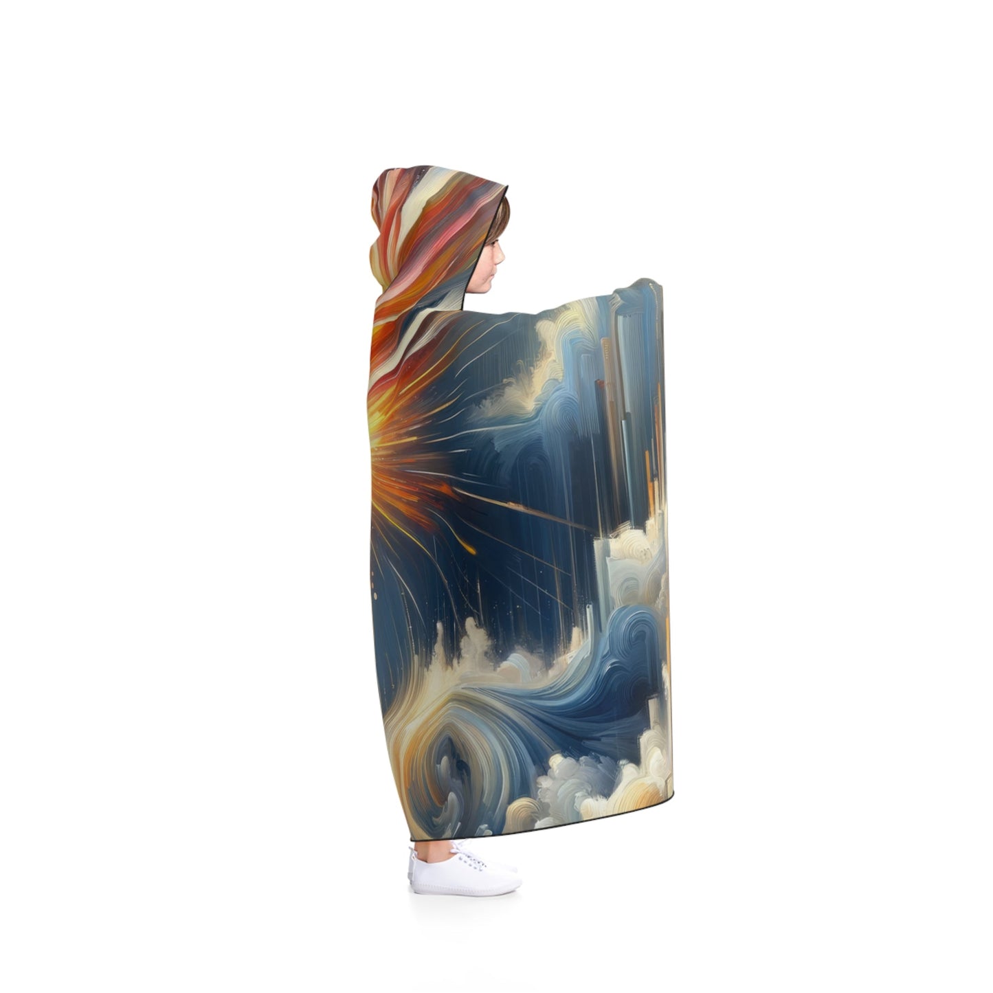 Ignite Spark Transformation Hooded Blanket - ATUH.ART