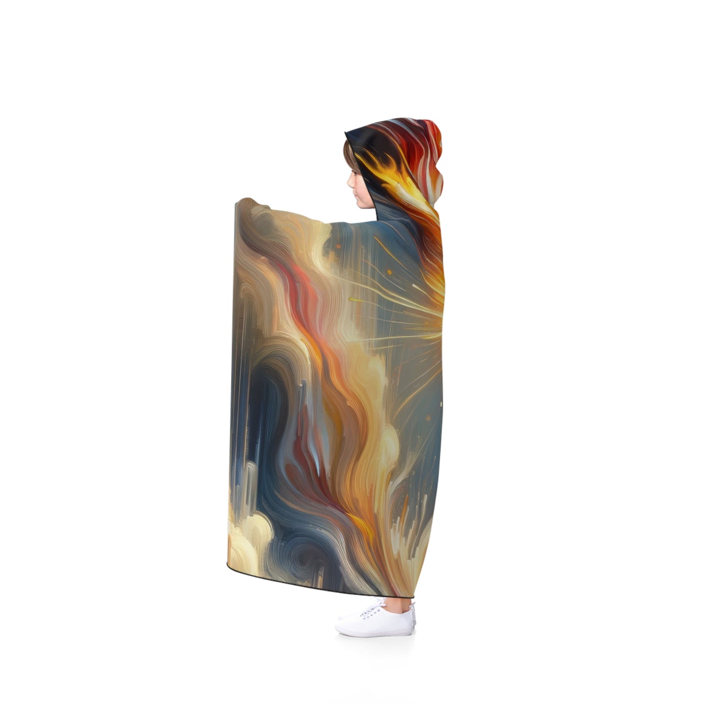Ignite Spark Transformation Hooded Blanket - ATUH.ART