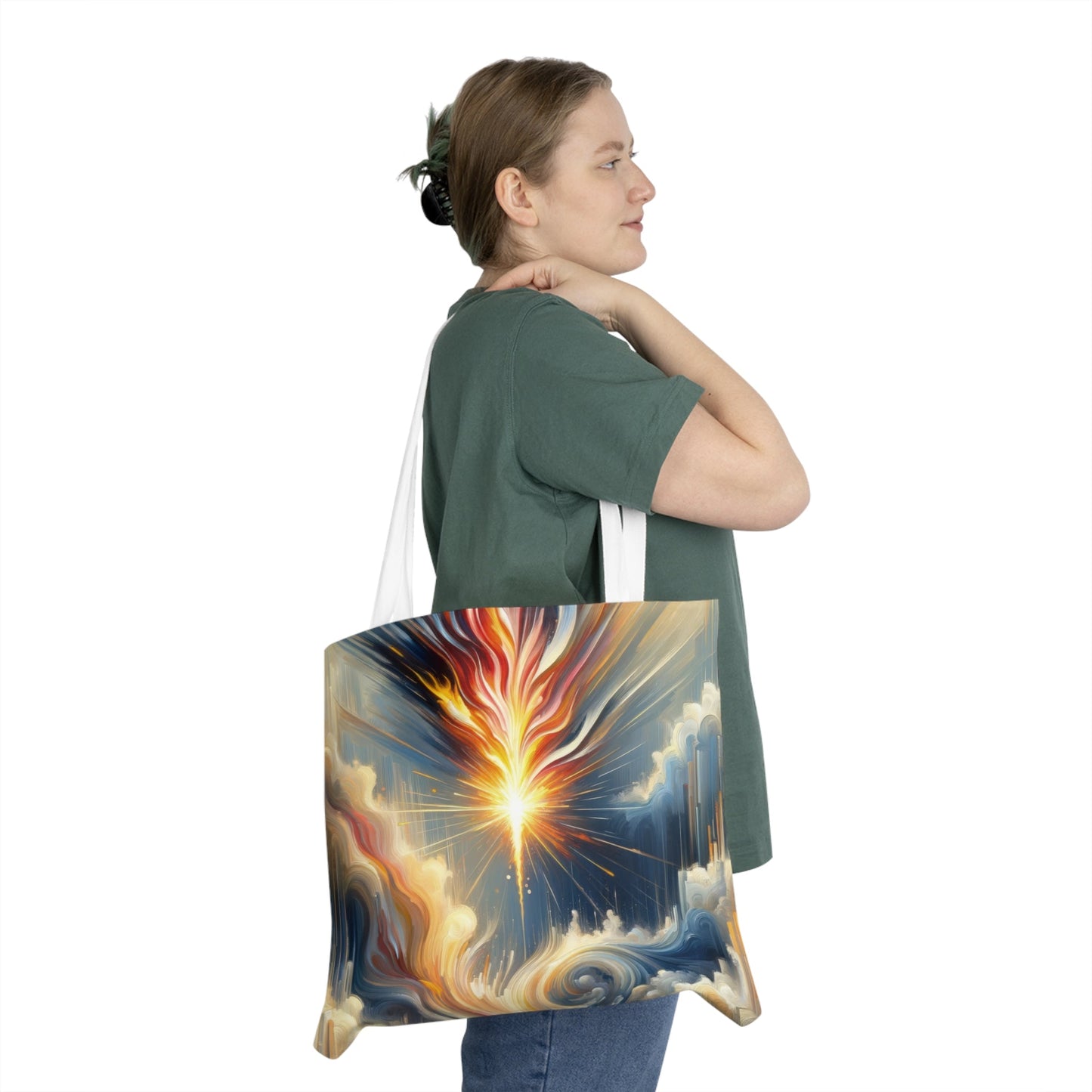 Ignite Spark Transformation Shoulder Tote Bag (AOP) - ATUH.ART