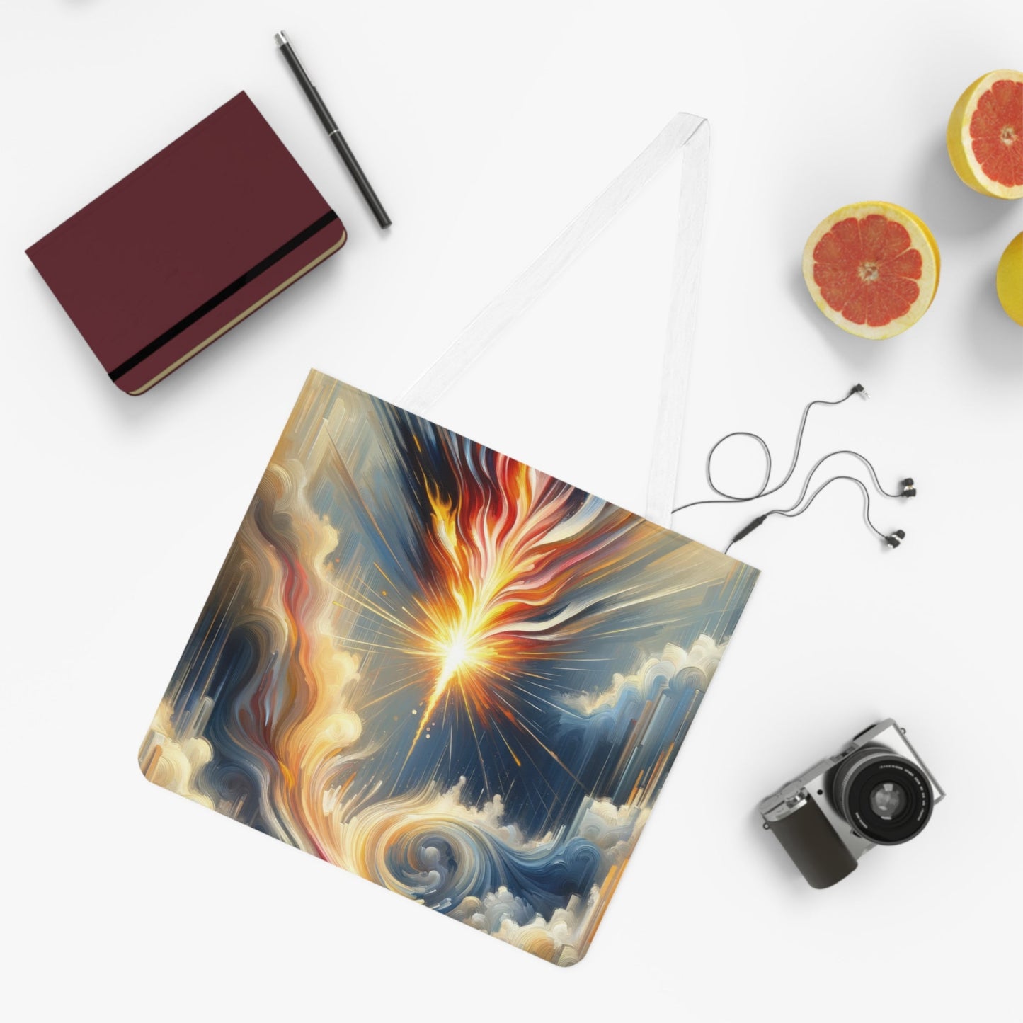 Ignite Spark Transformation Shoulder Tote Bag (AOP) - ATUH.ART