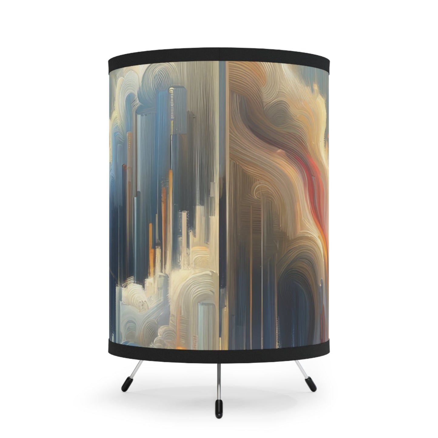 Ignite Spark Transformation Tripod Lamp with High-Res Printed Shade, US\CA plug - ATUH.ART