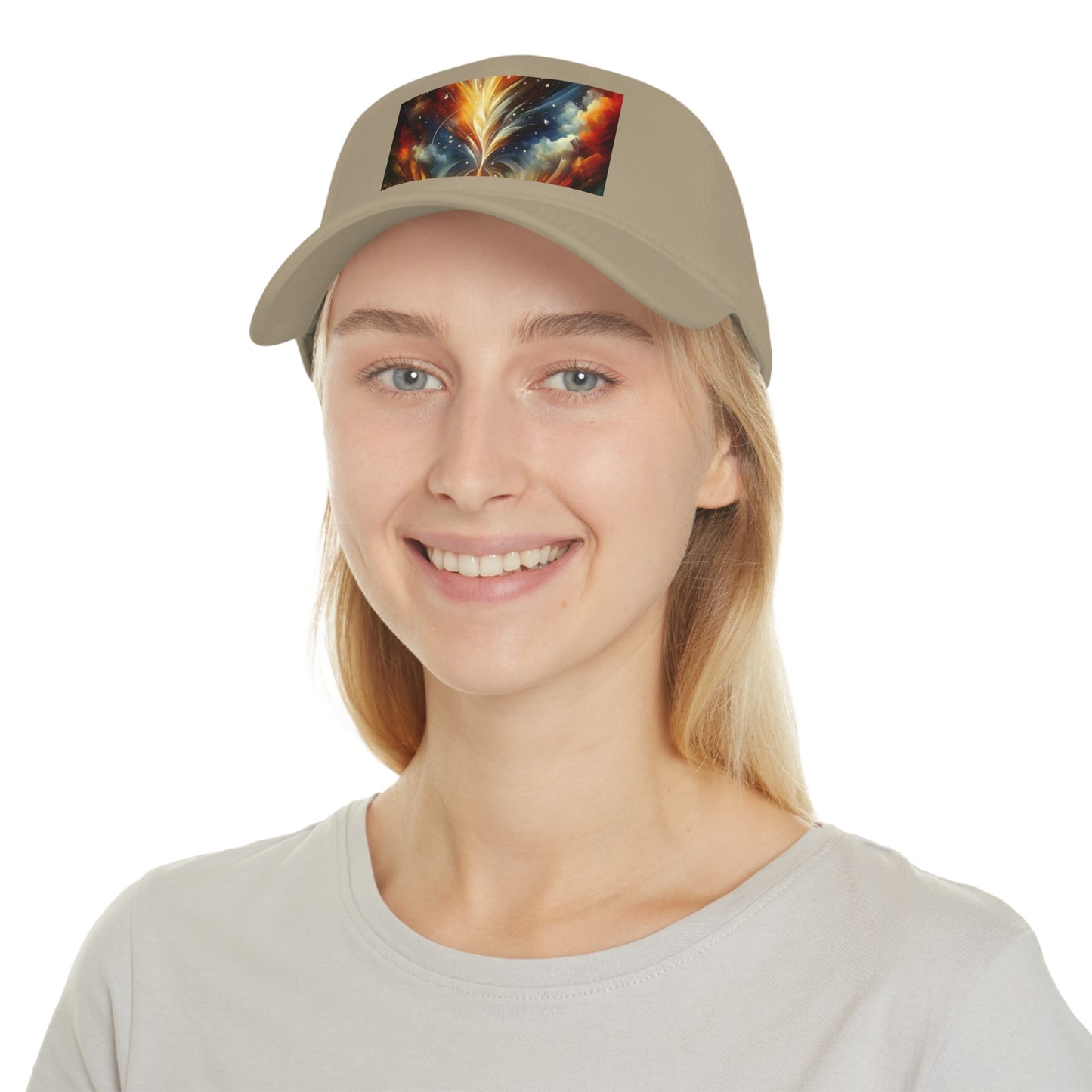 Igniting Transformational Currents Low Profile Baseball Cap - ATUH.ART