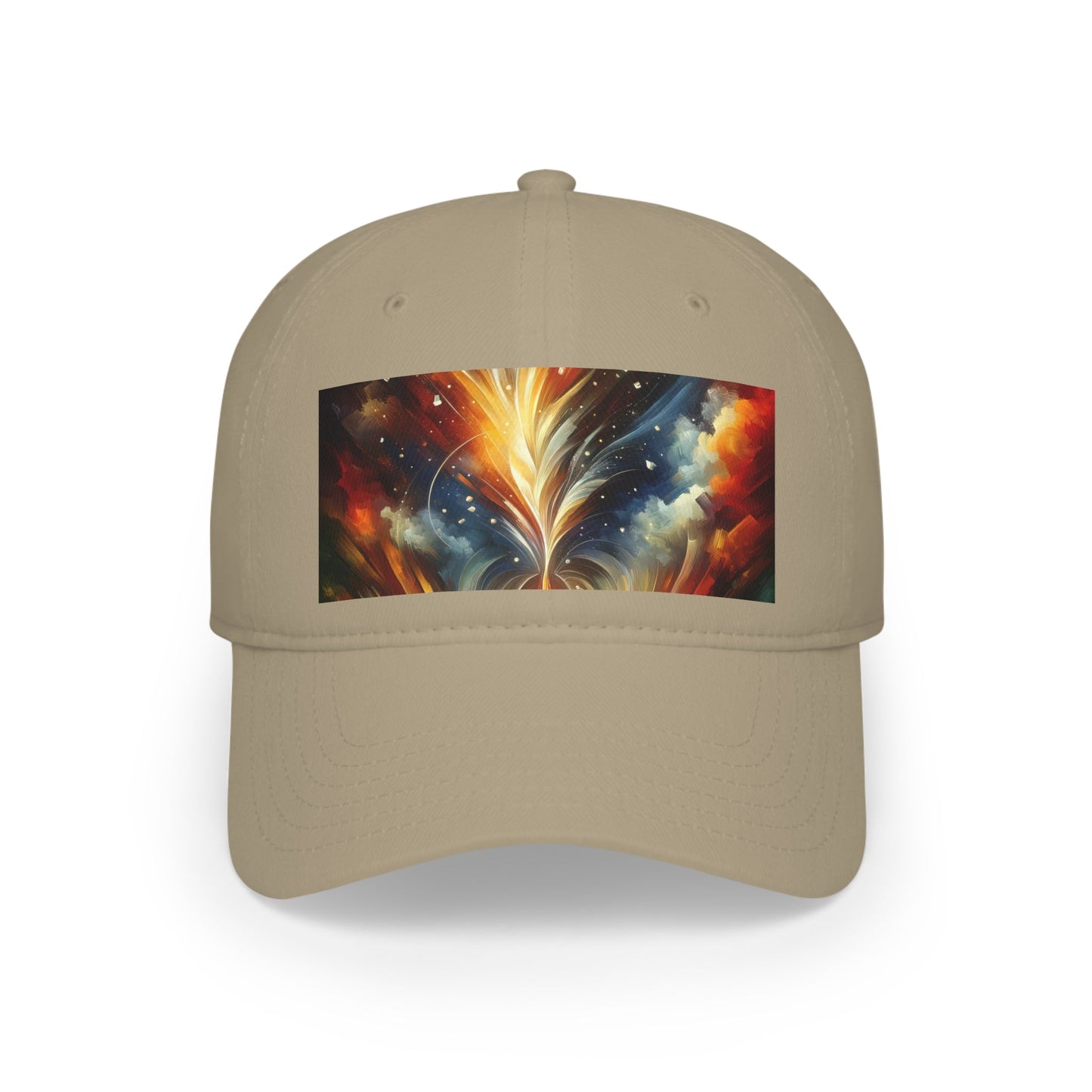 Igniting Transformational Currents Low Profile Baseball Cap - ATUH.ART