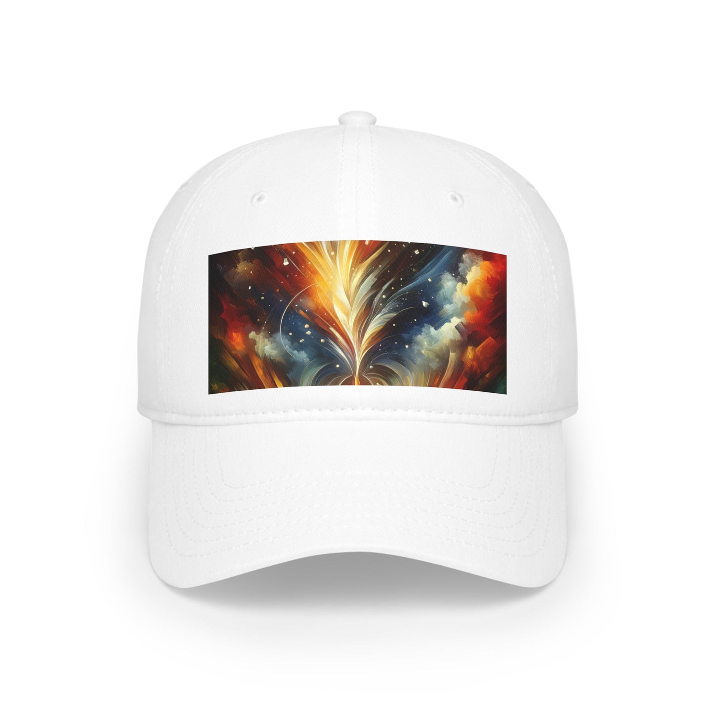 Igniting Transformational Currents Low Profile Baseball Cap - ATUH.ART