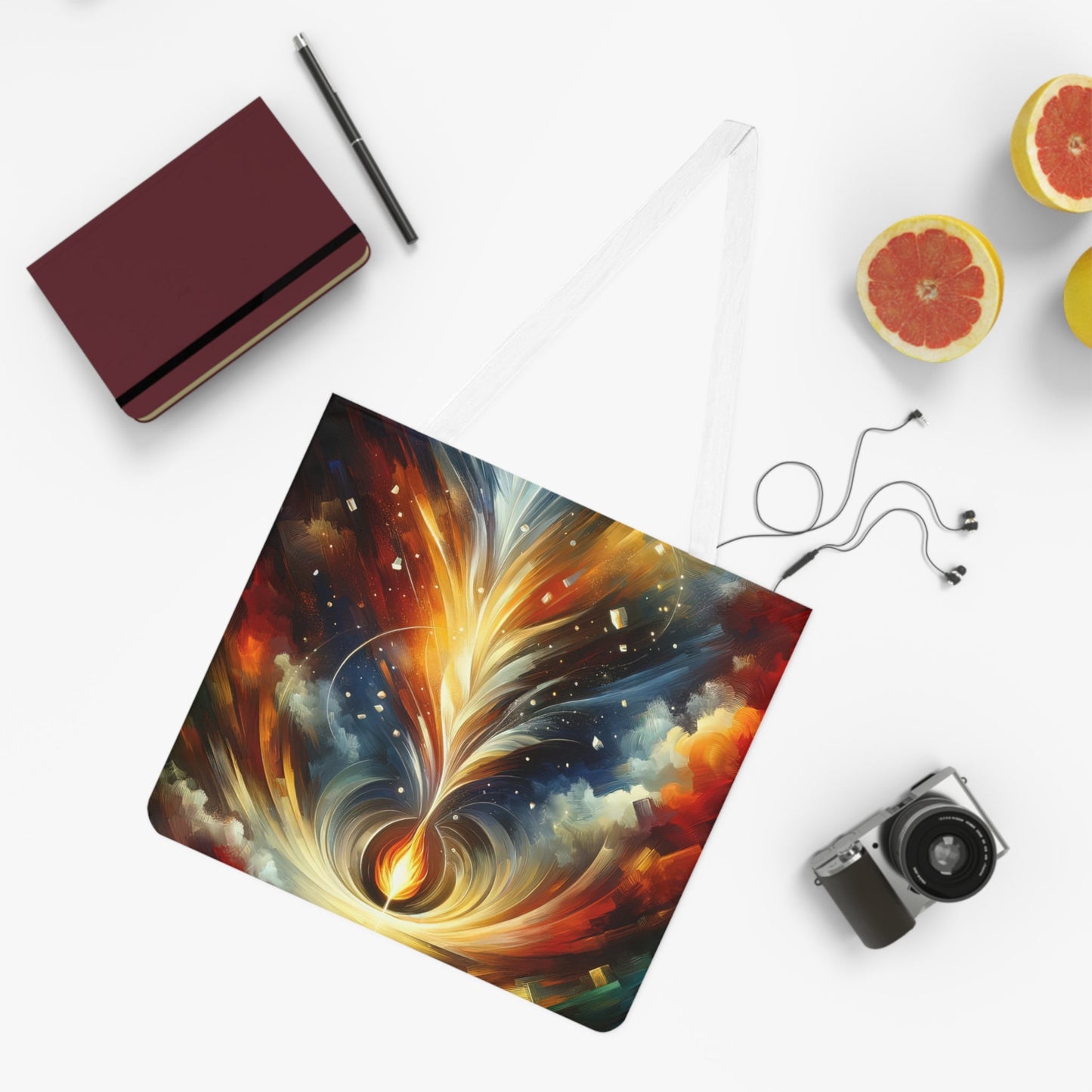 Igniting Transformational Currents Shoulder Tote Bag (AOP) - ATUH.ART