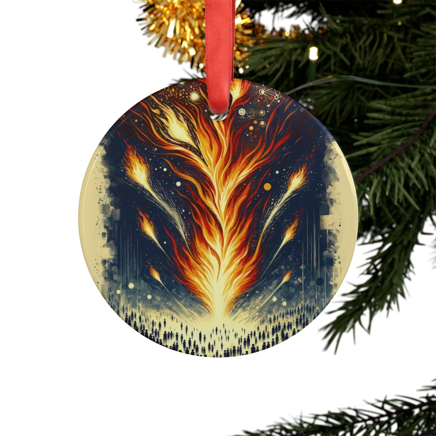 Ignition Change Catalyst Acrylic Ornament with Ribbon - ATUH.ART