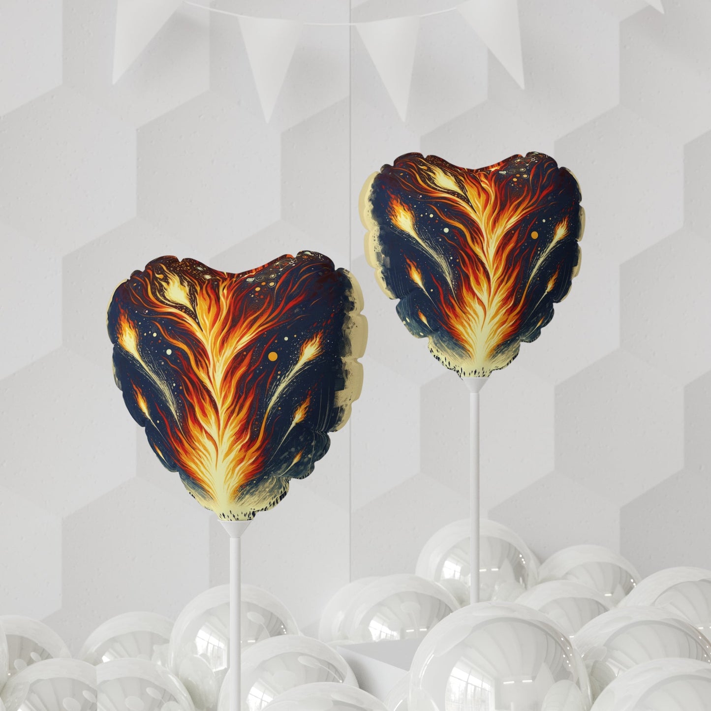Ignition Change Catalyst Balloon (Round and Heart-shaped), 11" - ATUH.ART