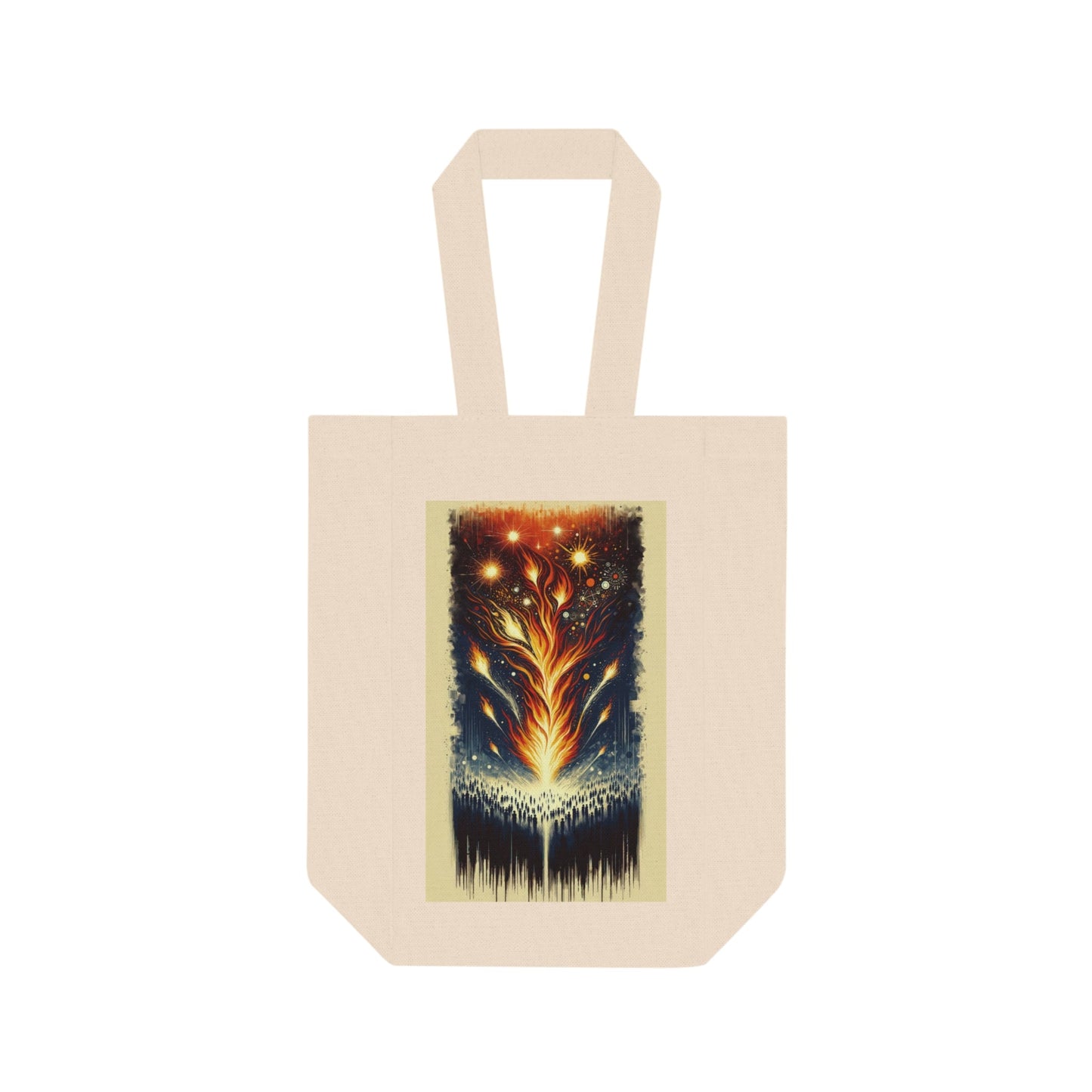 Ignition Change Catalyst Double Wine Tote Bag - ATUH.ART