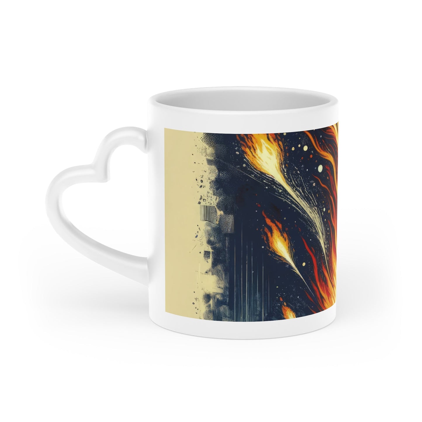 Ignition Change Catalyst Heart-Shaped Mug - ATUH.ART