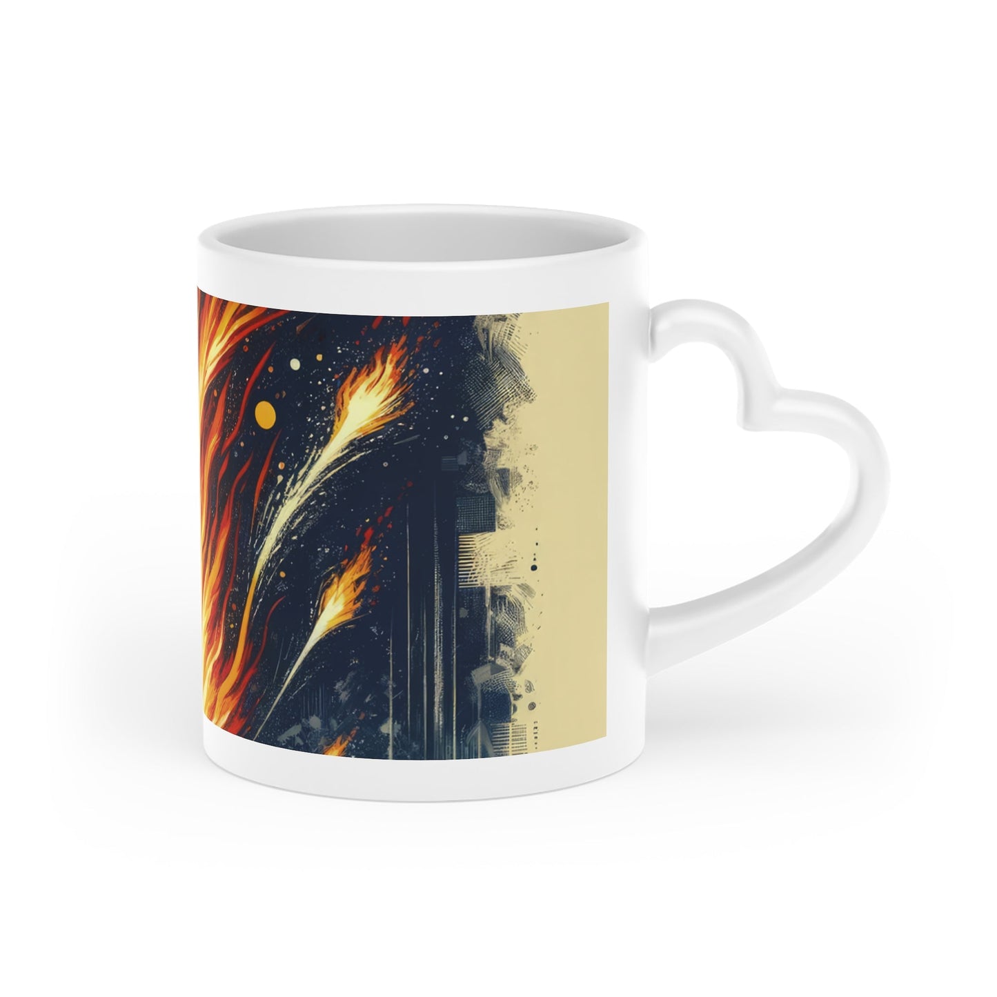 Ignition Change Catalyst Heart-Shaped Mug - ATUH.ART
